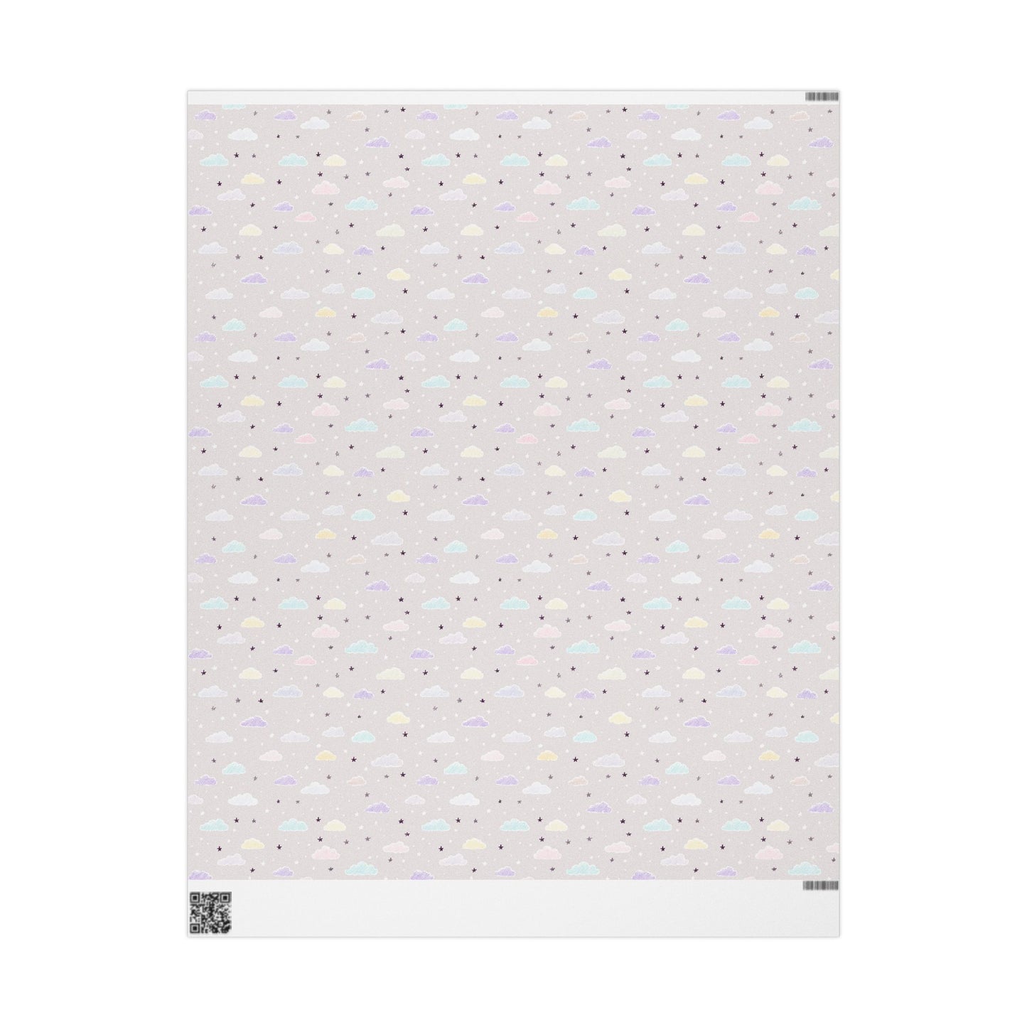 Sky & Cloud Pattern Wrapping Paper — Horizon No. 001