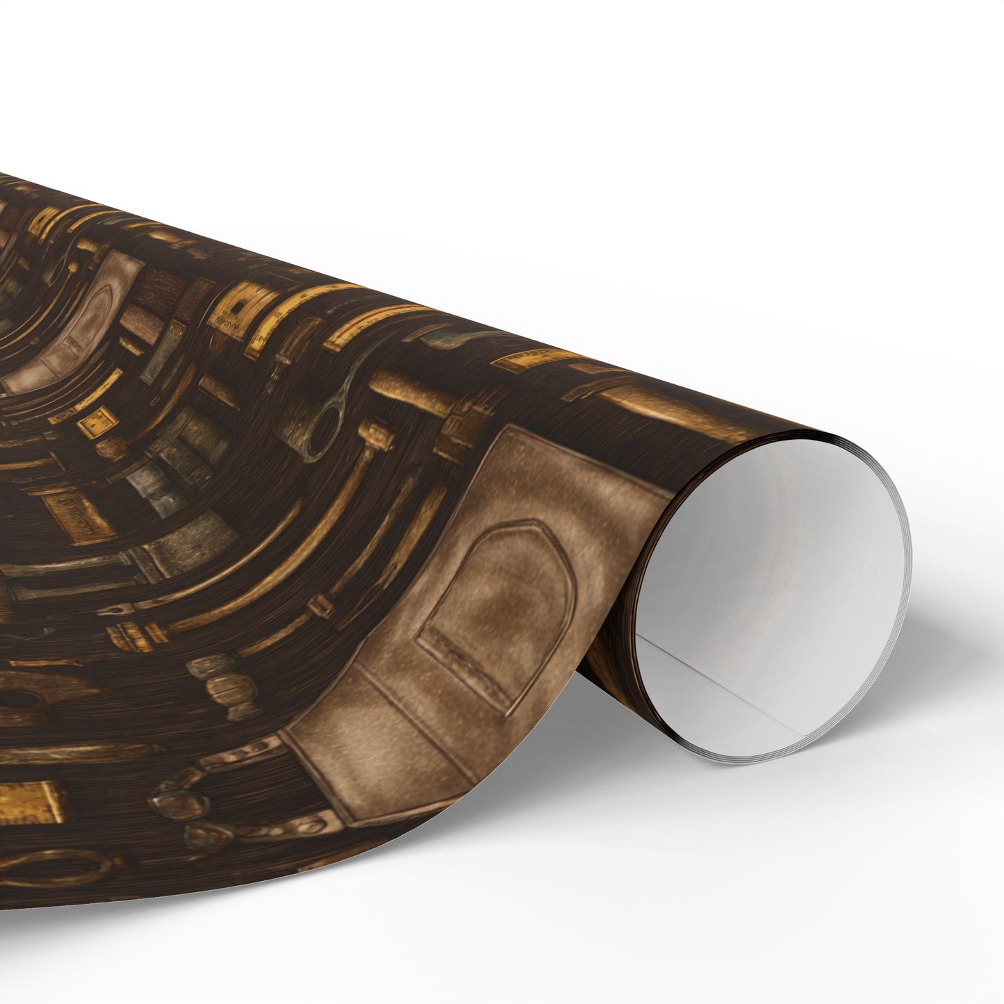 Workshop & Tools Pattern Wrapping Paper — Bench No. 004
