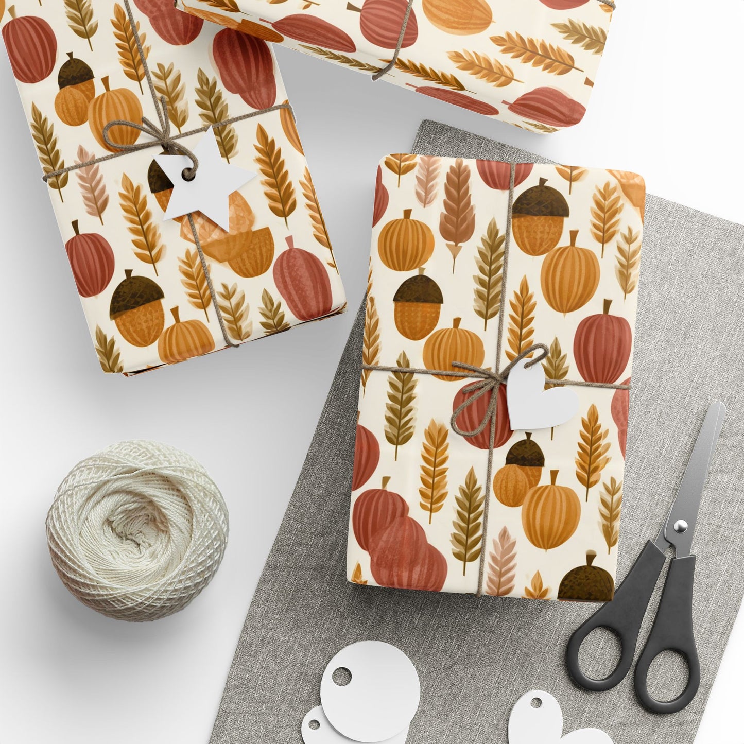 Mid-Century Modern Harvest Wrapping Paper