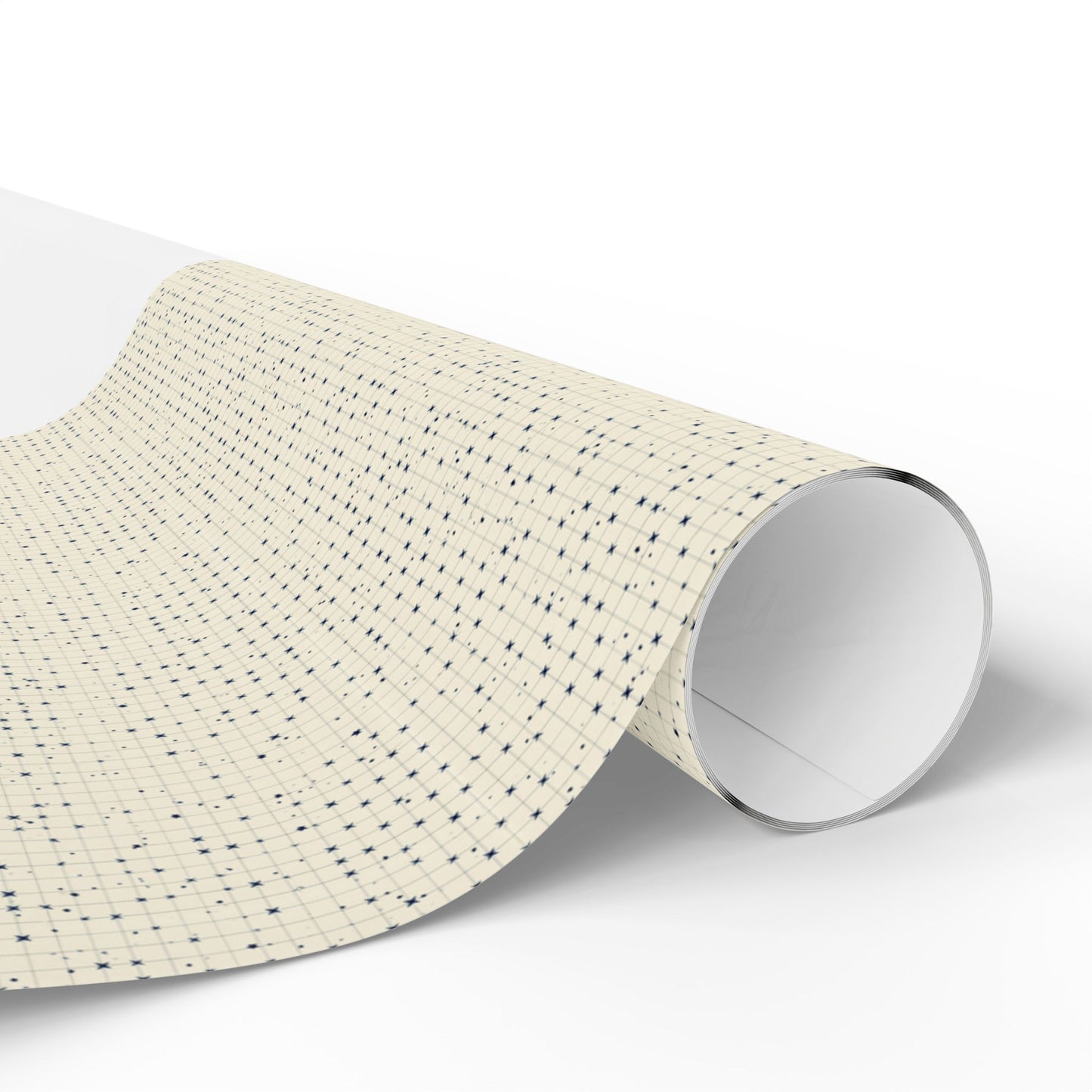 Star Grid Wrapping Paper | Minimalist Five-Pointed Star Pattern | All-Season Gift Wrap