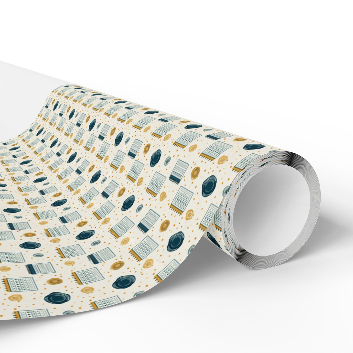 Calendar Page Wrapping Paper | Vintage Analog Calendar Motif | All-Season Gift Wrap