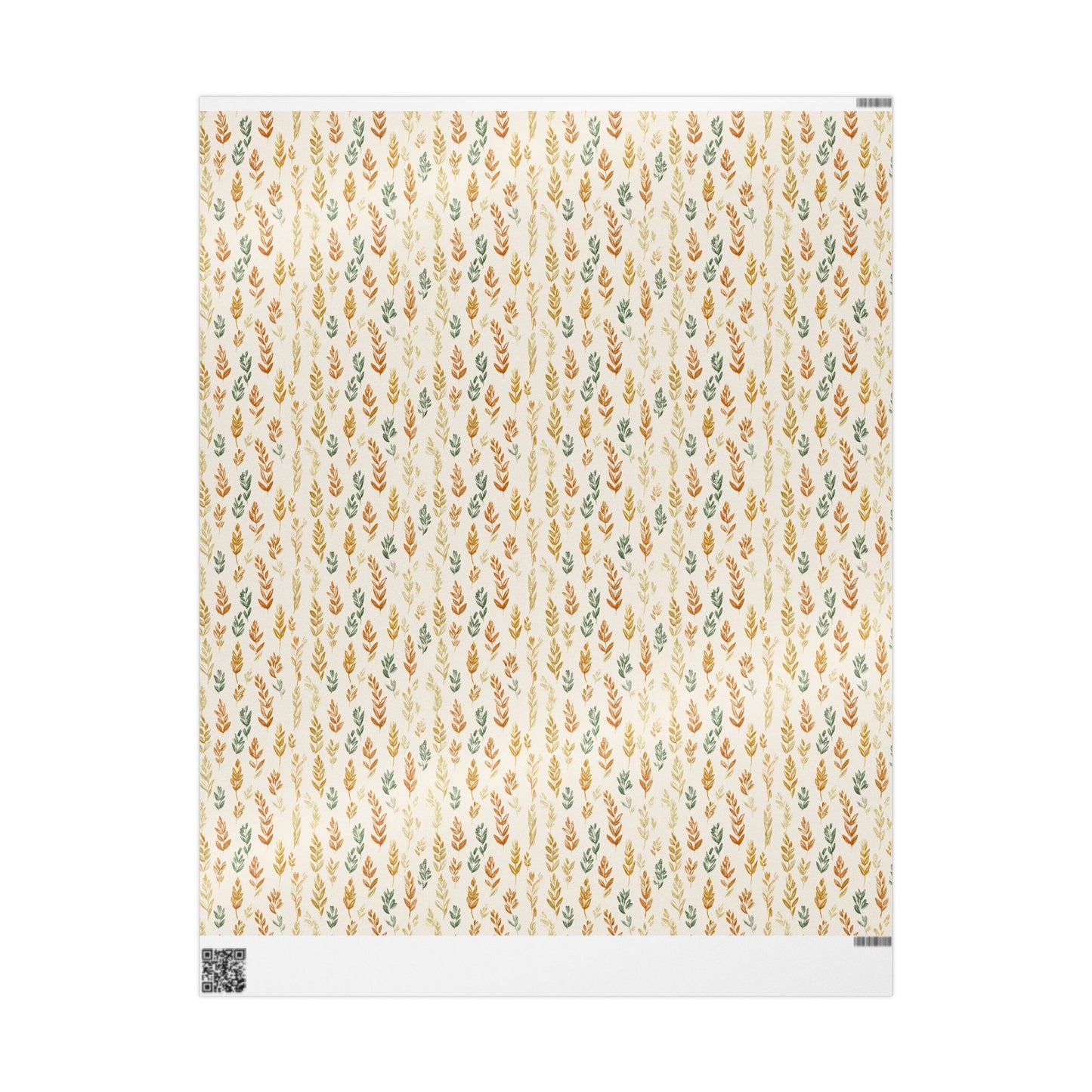 Fall Botanical Wrapping Paper — Autumn Study No. 006
