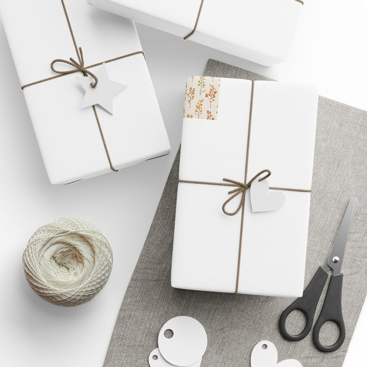 Fall Botanical Wrapping Paper — Autumn Study No. 004