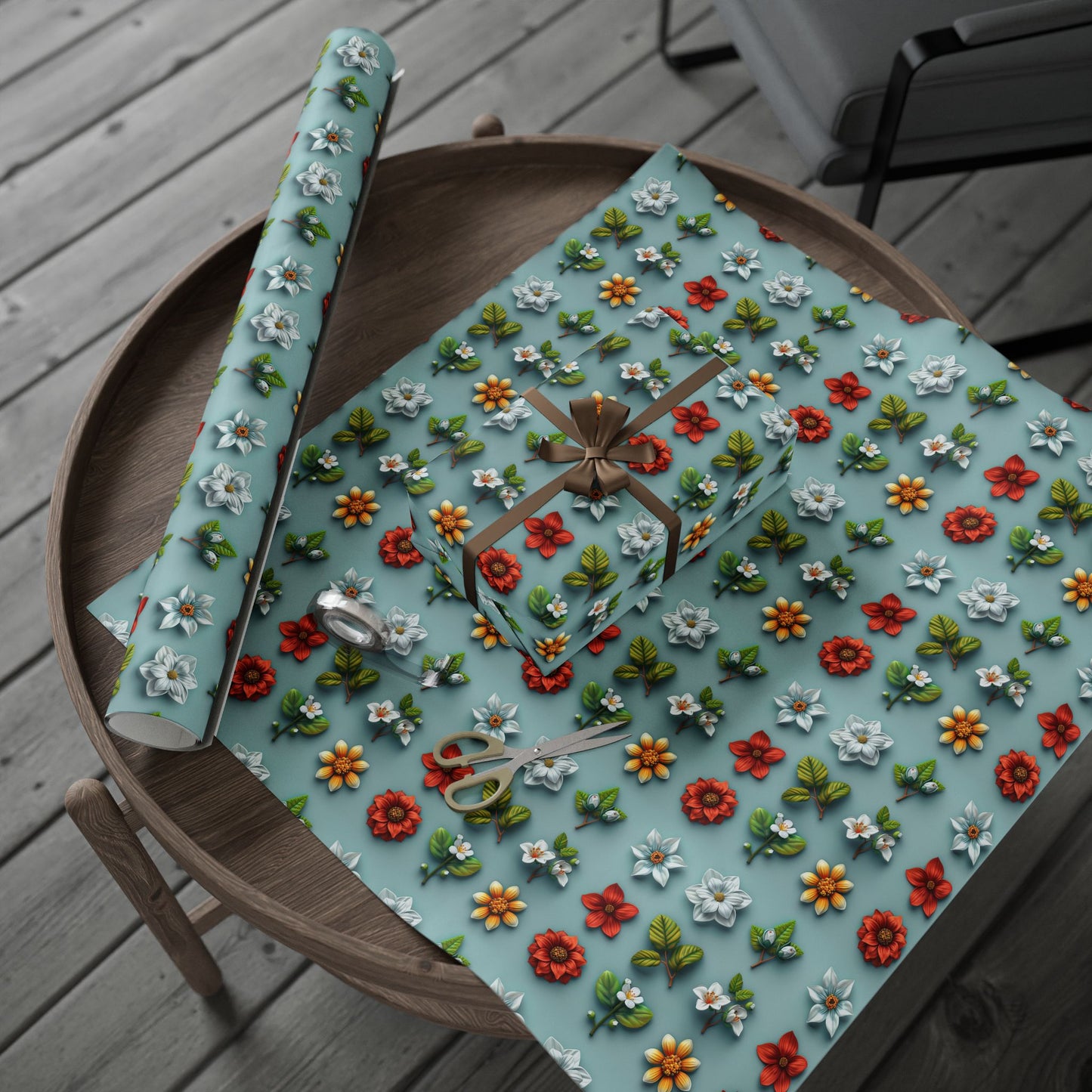Spring Flowers Wrapping Paper