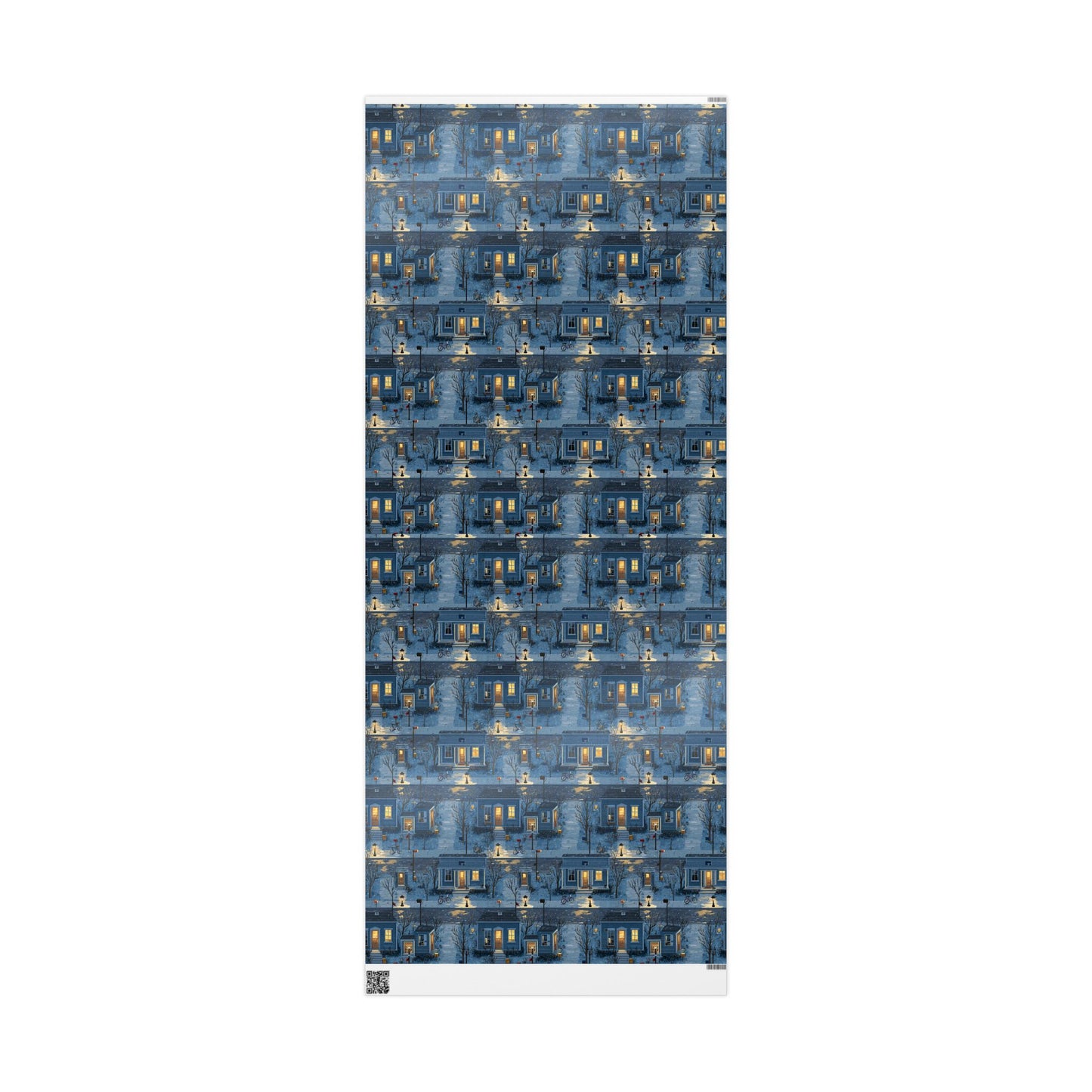 Neighborhood Map Pattern Wrapping Paper — District No. 002
