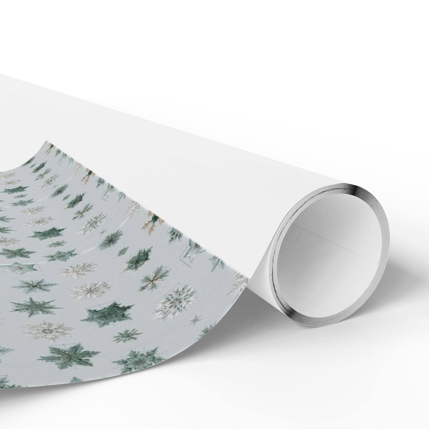 Snowflake Taxonomy Wrapping Paper | Scientific Snowflake Pattern | Winter Gift Wrap