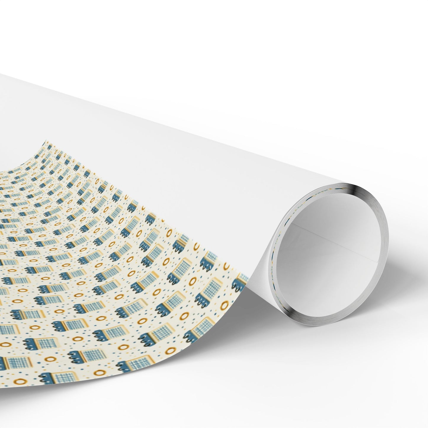 Calendar Page Wrapping Paper | Vintage Analog Calendar Motif | All-Season Gift Wrap
