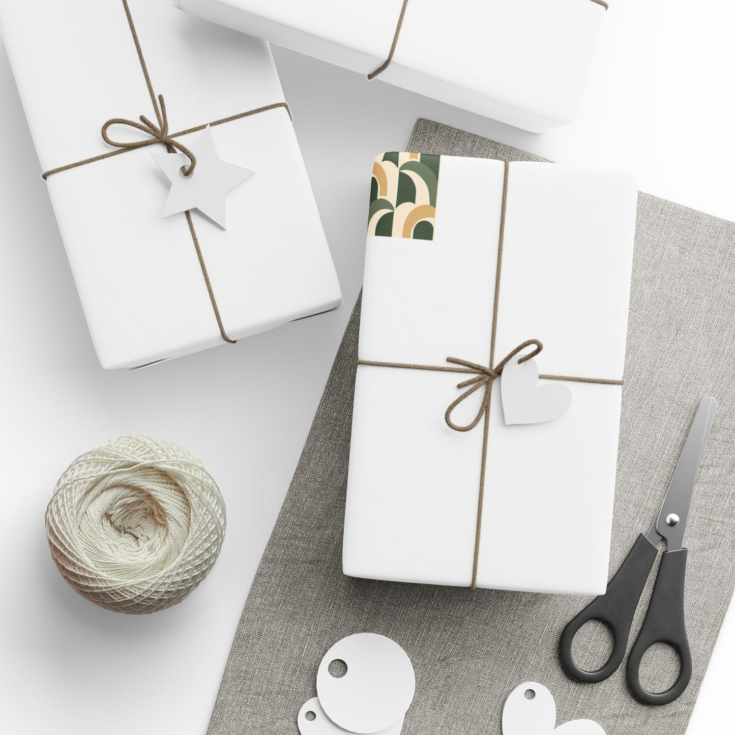 All-Season Geometric Wrapping Paper — Geometric Pattern