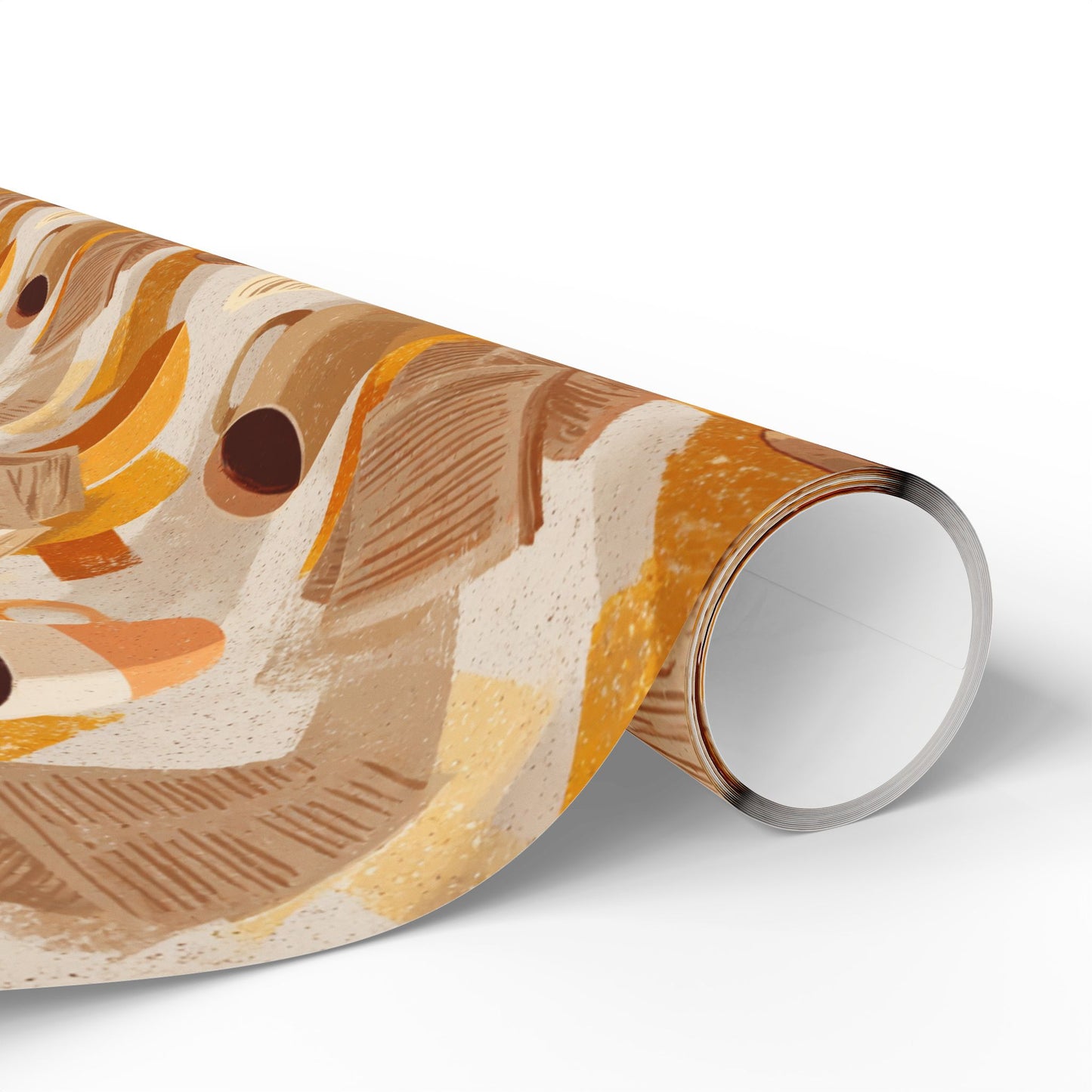 Newspaper Typography Pattern Wrapping Paper — Edition No. 004
