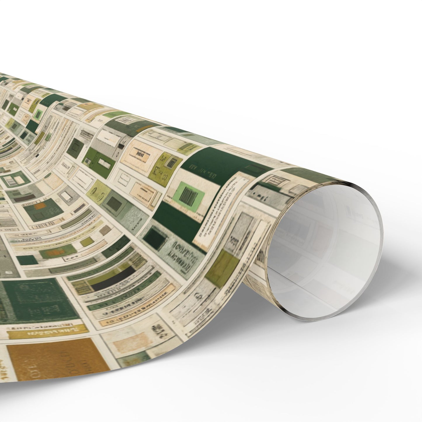 Library & Books Pattern Wrapping Paper — Collection No. 002