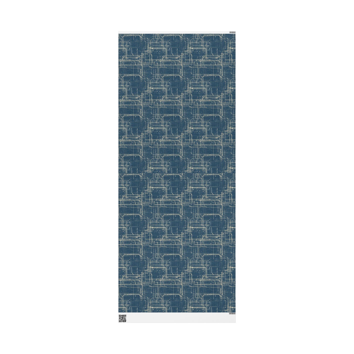 Utility & Infrastructure Map Wrapping Paper — Grid No. 004