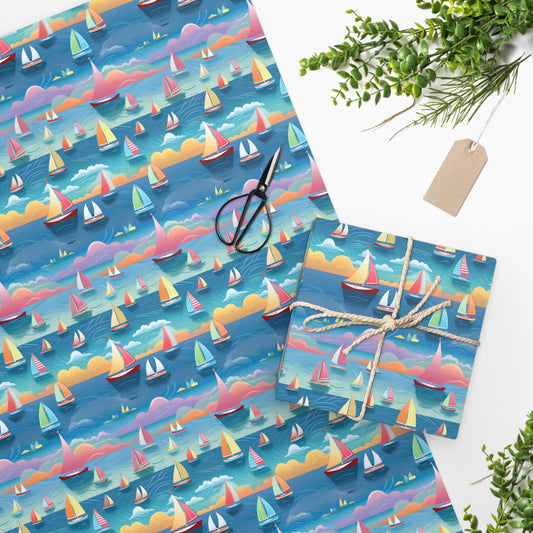 Sailboat Wrapping Paper