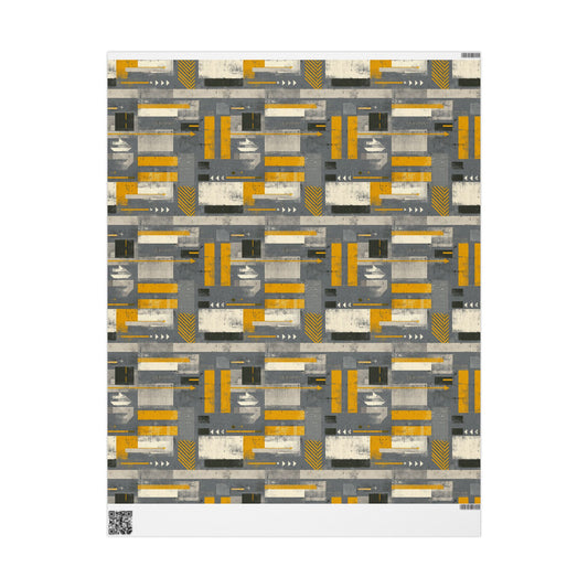 Airport & Runway Pattern Wrapping Paper — Directional No. 001