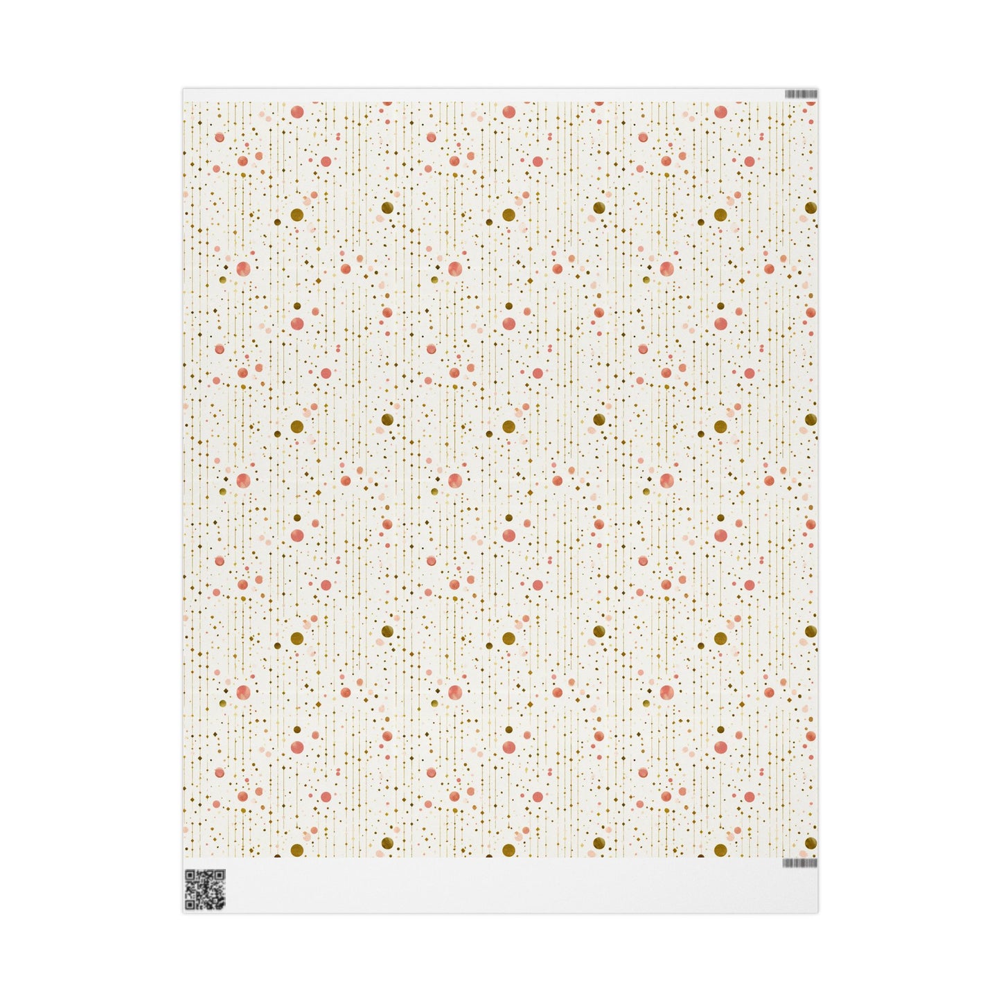 Geometric Celebration Grid Wrapping Paper