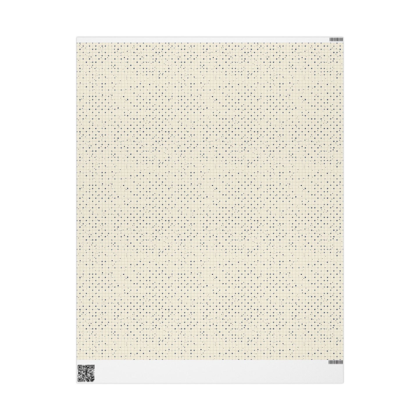 Minimalist Star Grid Wrapping Paper