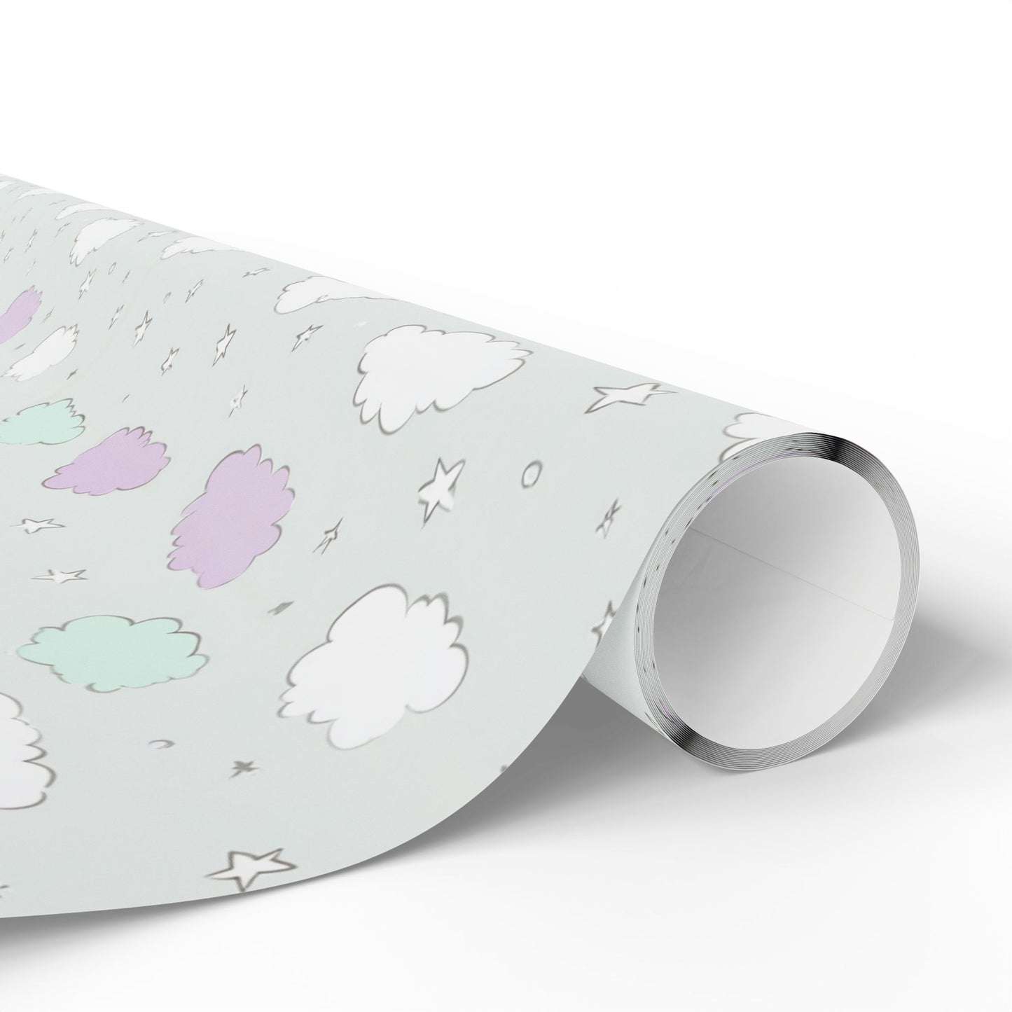 Sky & Cloud Pattern Wrapping Paper — Horizon No. 004