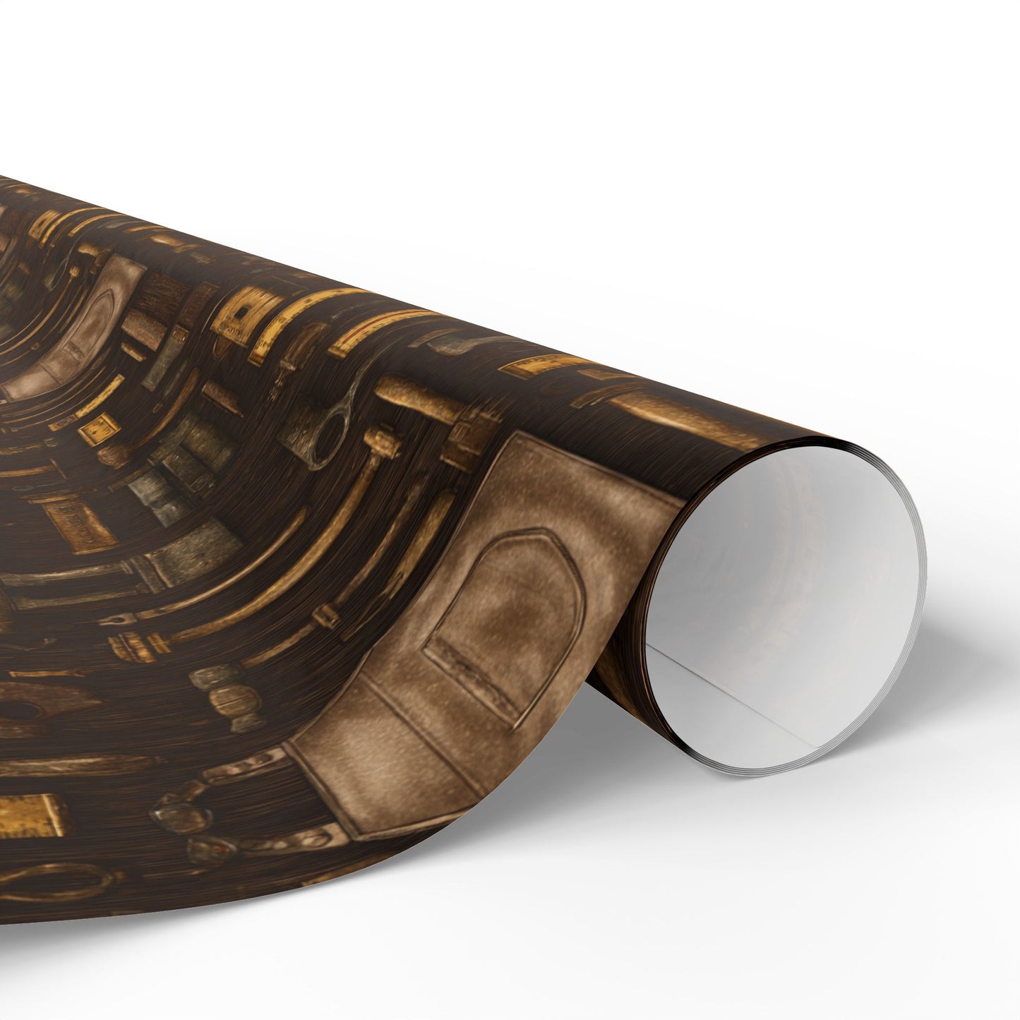 Workshop & Tools Pattern Wrapping Paper — Bench No. 004