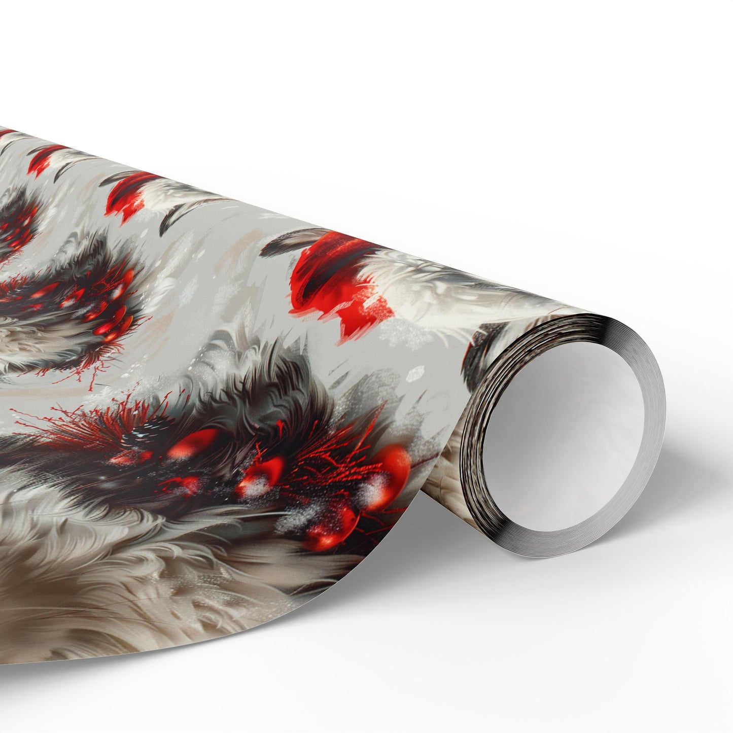 Husky Santa Wrapping Papers
