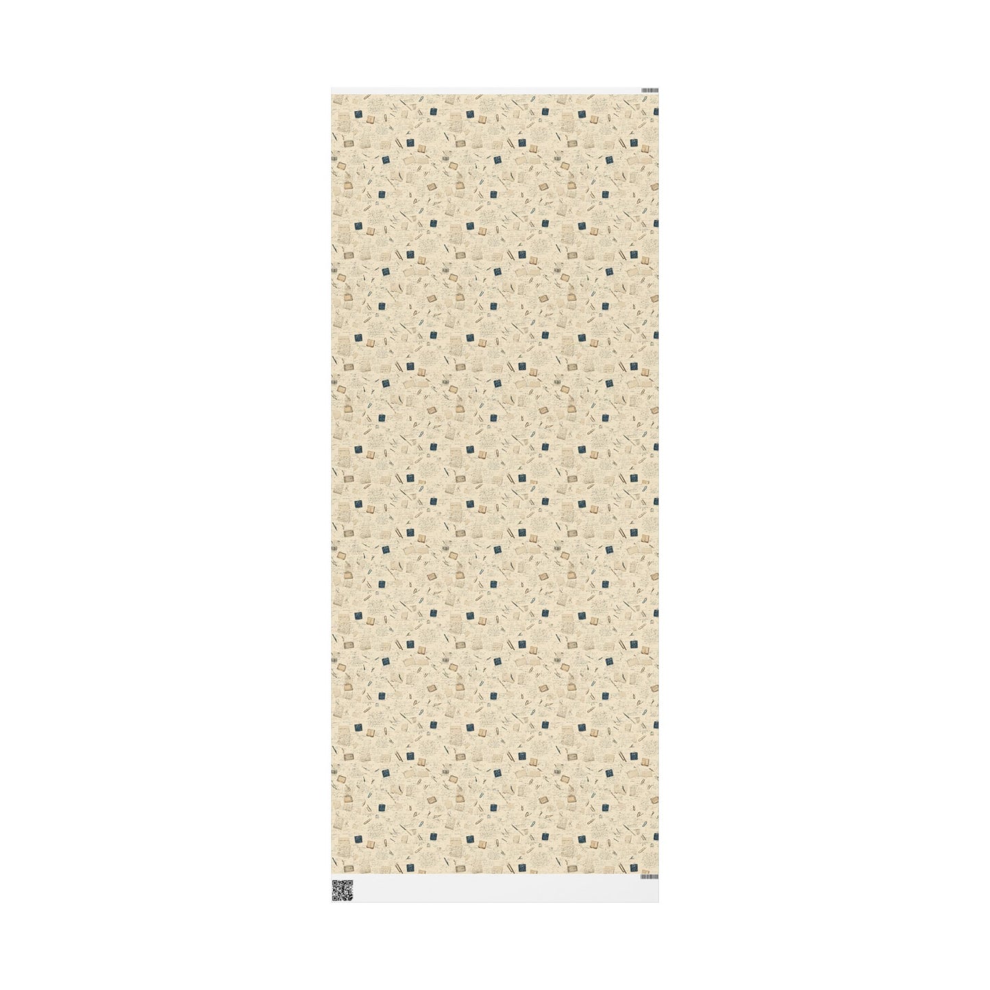 Marginalia & Notes Pattern Wrapping Paper — Page No. 001