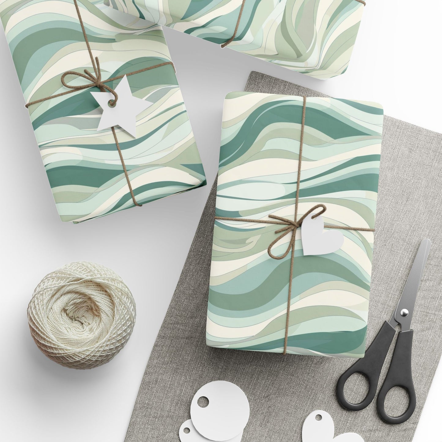 Summer Organic Wrapping Paper — Organic Pattern