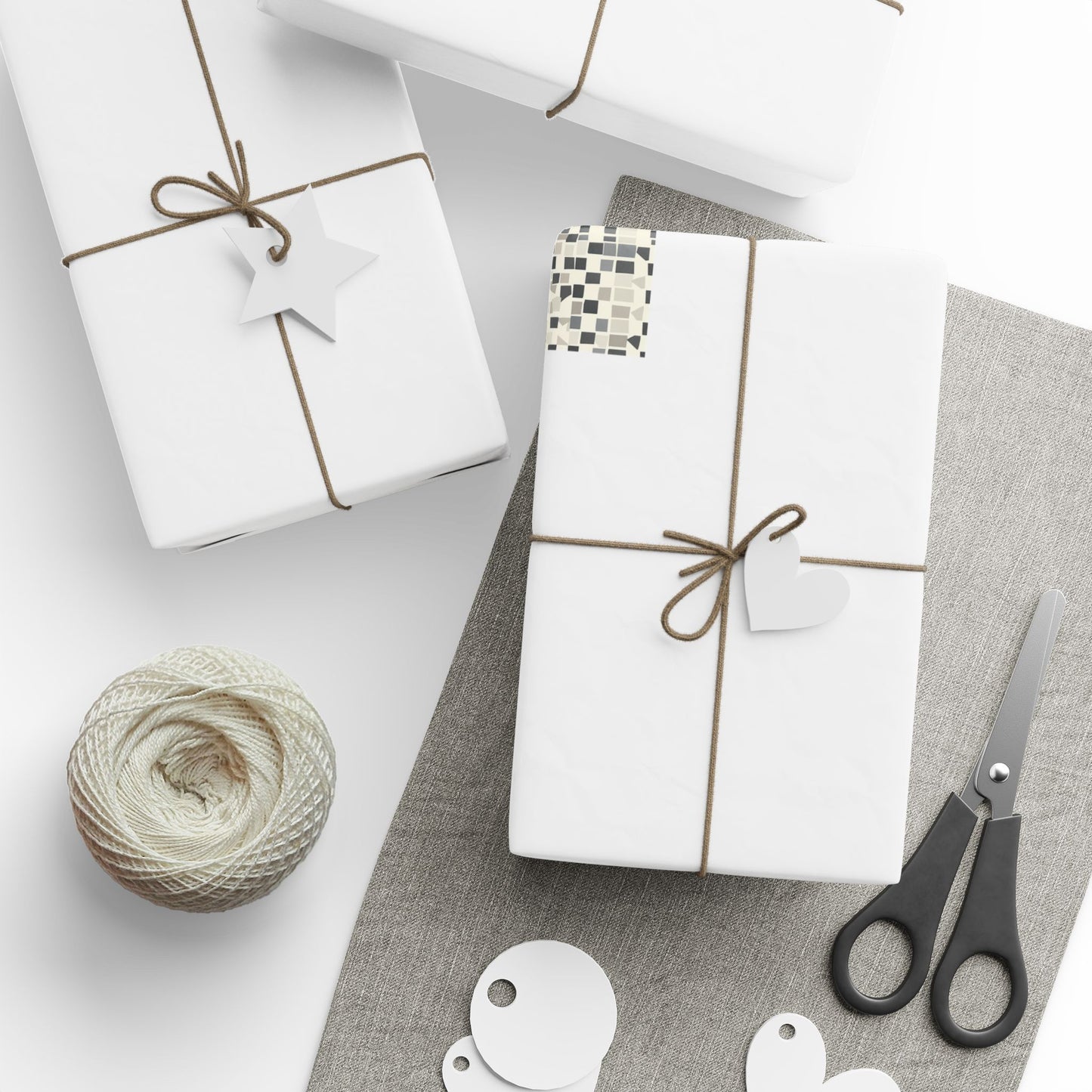 All-Season Geometric Wrapping Paper — Geometric Pattern