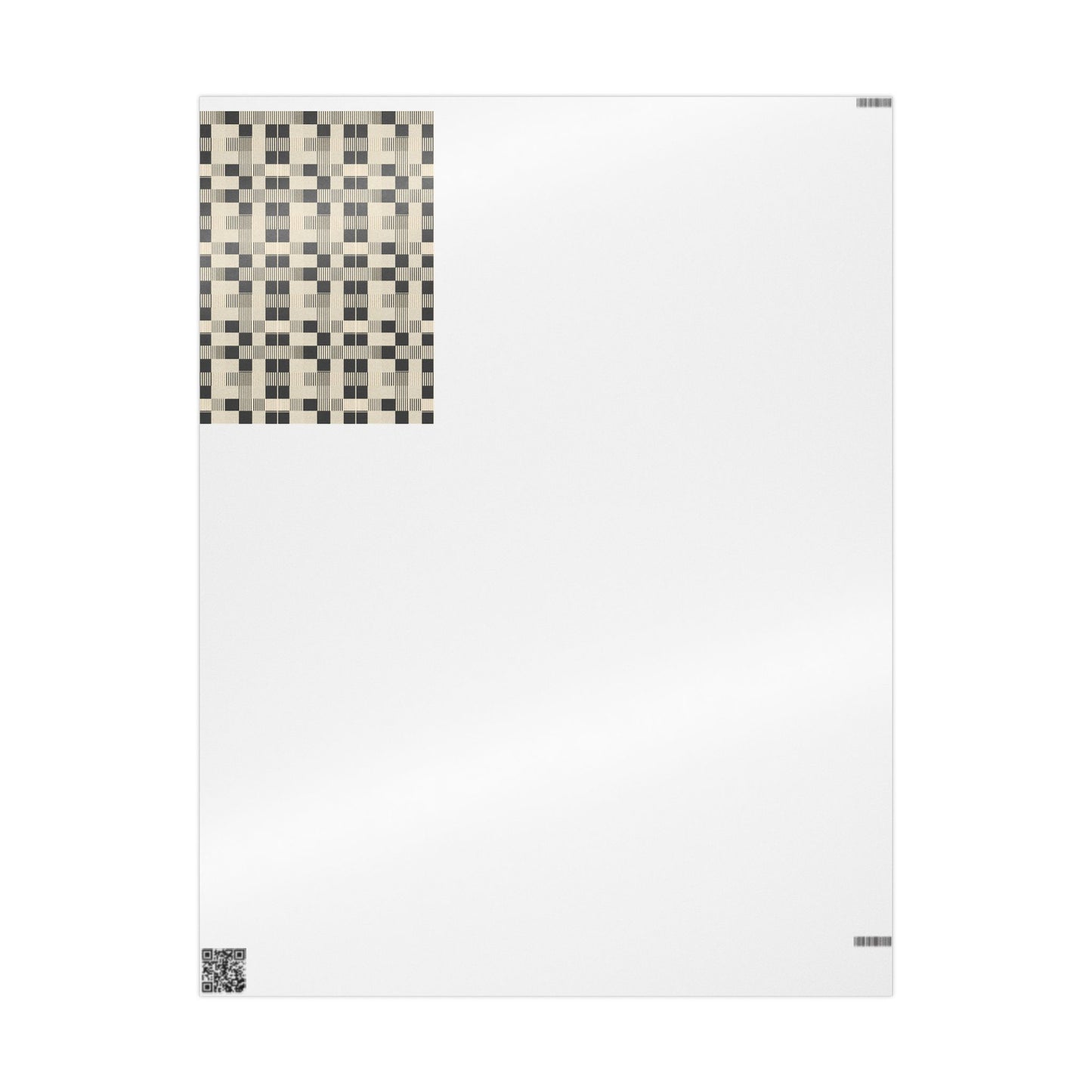 All-Season Geometric Wrapping Paper — Geometric Pattern