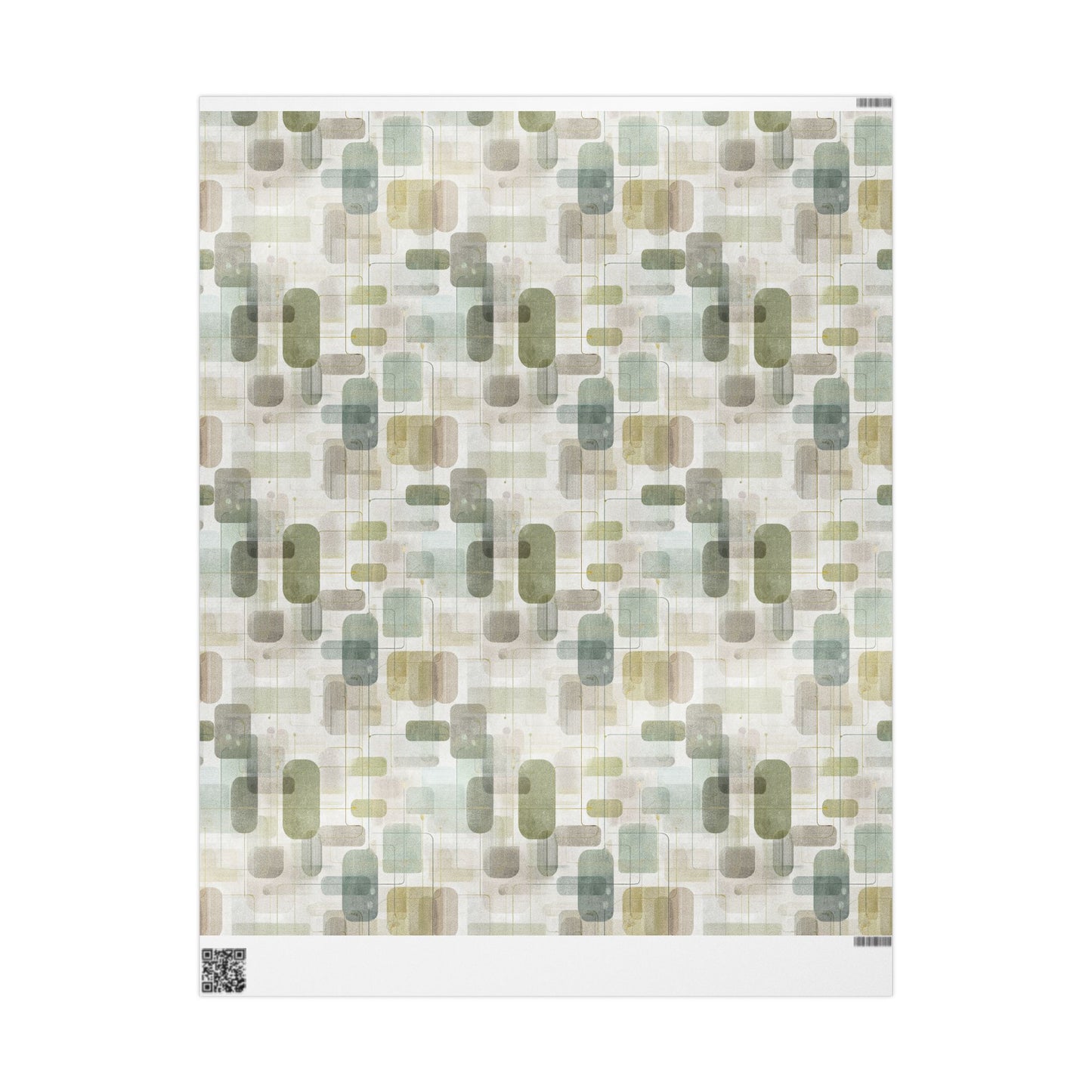 Flowchart Pattern Wrapping Paper — Process No. 001