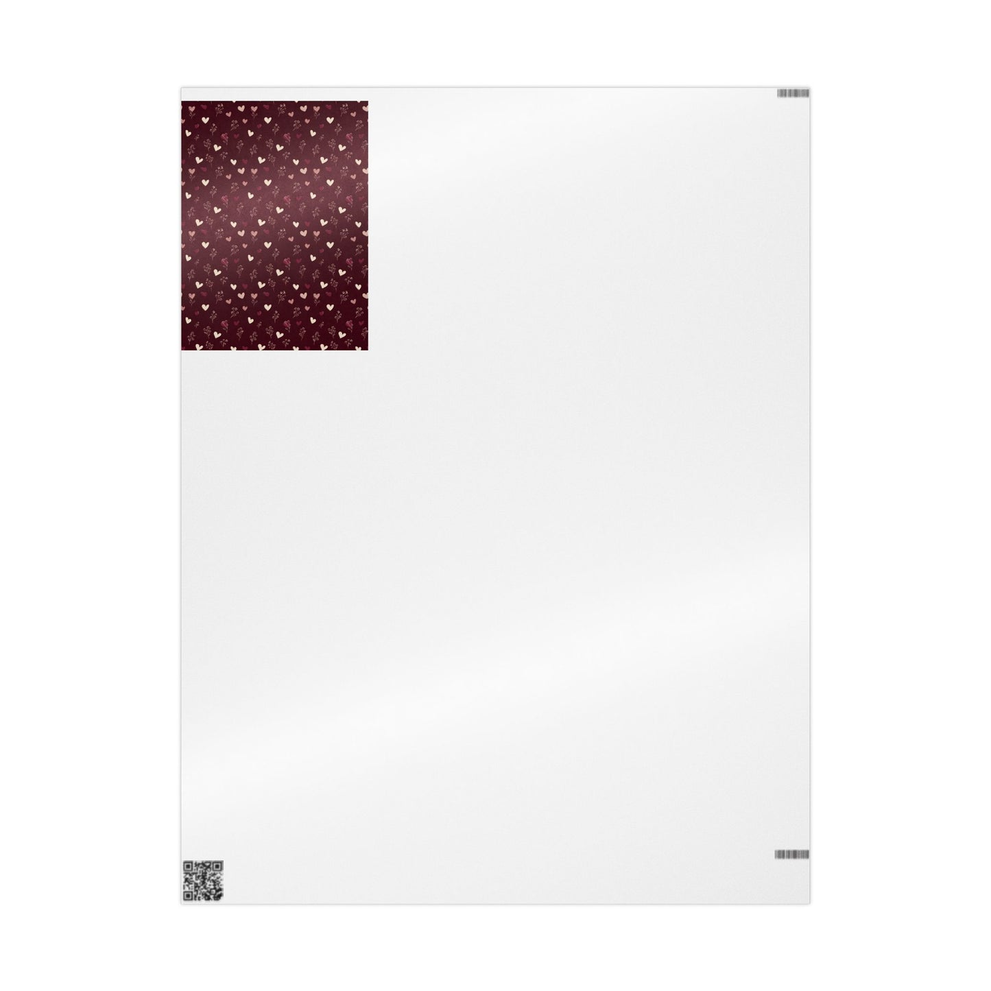 Valentine's Day Wrapping Paper — Valentine's Pattern