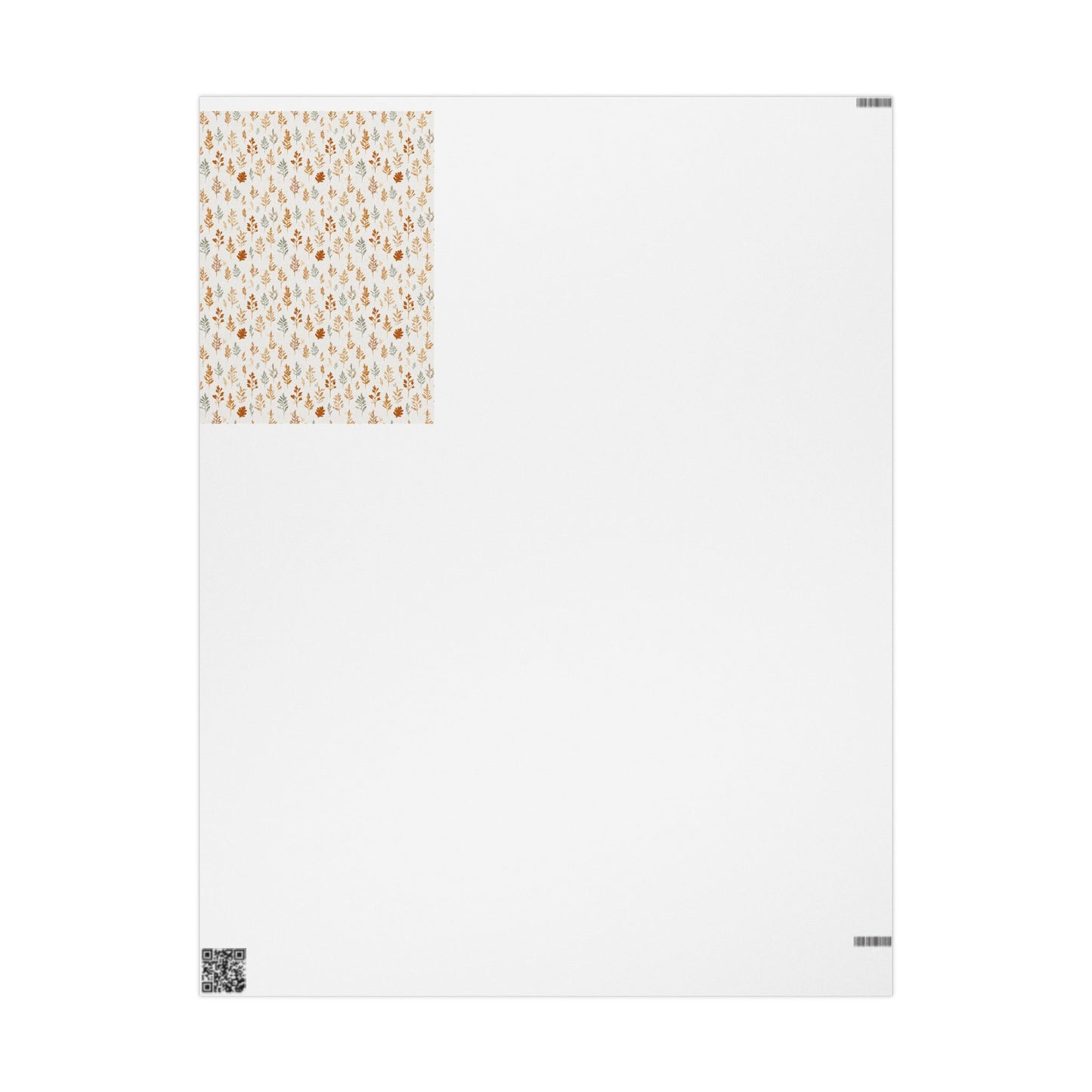Fall Botanical Wrapping Paper — Autumn Study No. 003