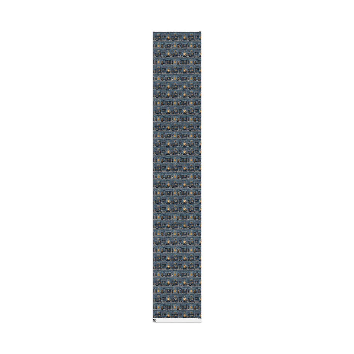 Neighborhood Map Pattern Wrapping Paper — District No. 004