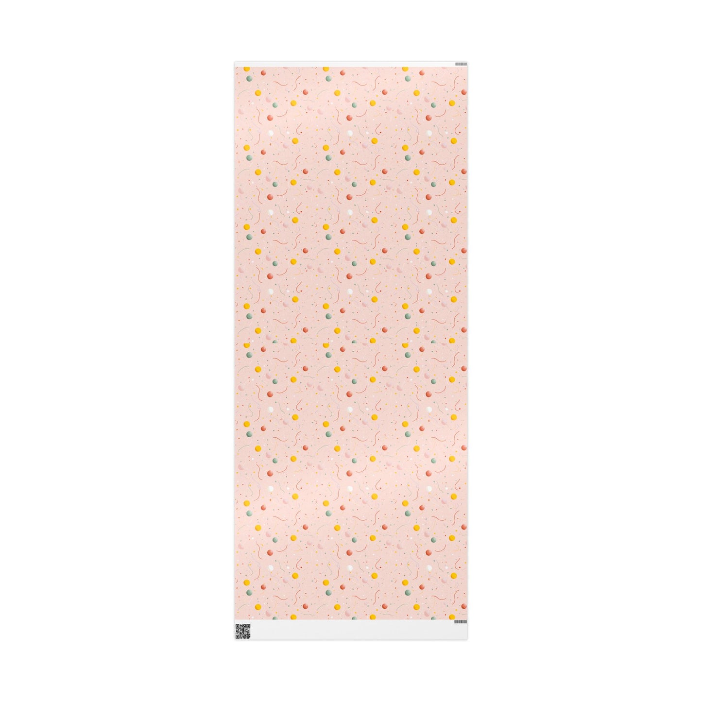 Festive Confetti & Balloon Wrapping Paper | All-Occasion Celebration Gift Wrap