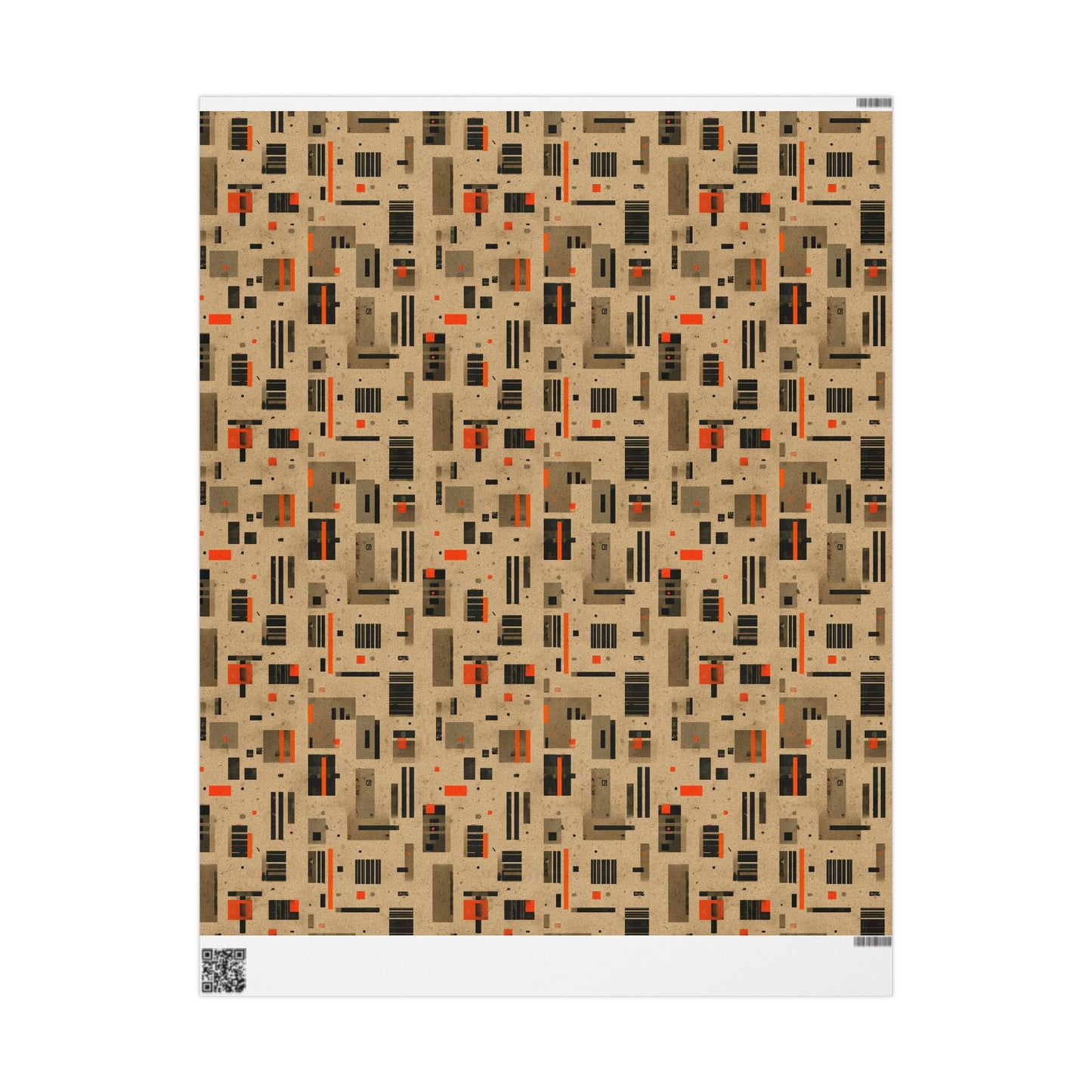 Warehouse & Industrial Pattern Wrapping Paper — Bay No. 004