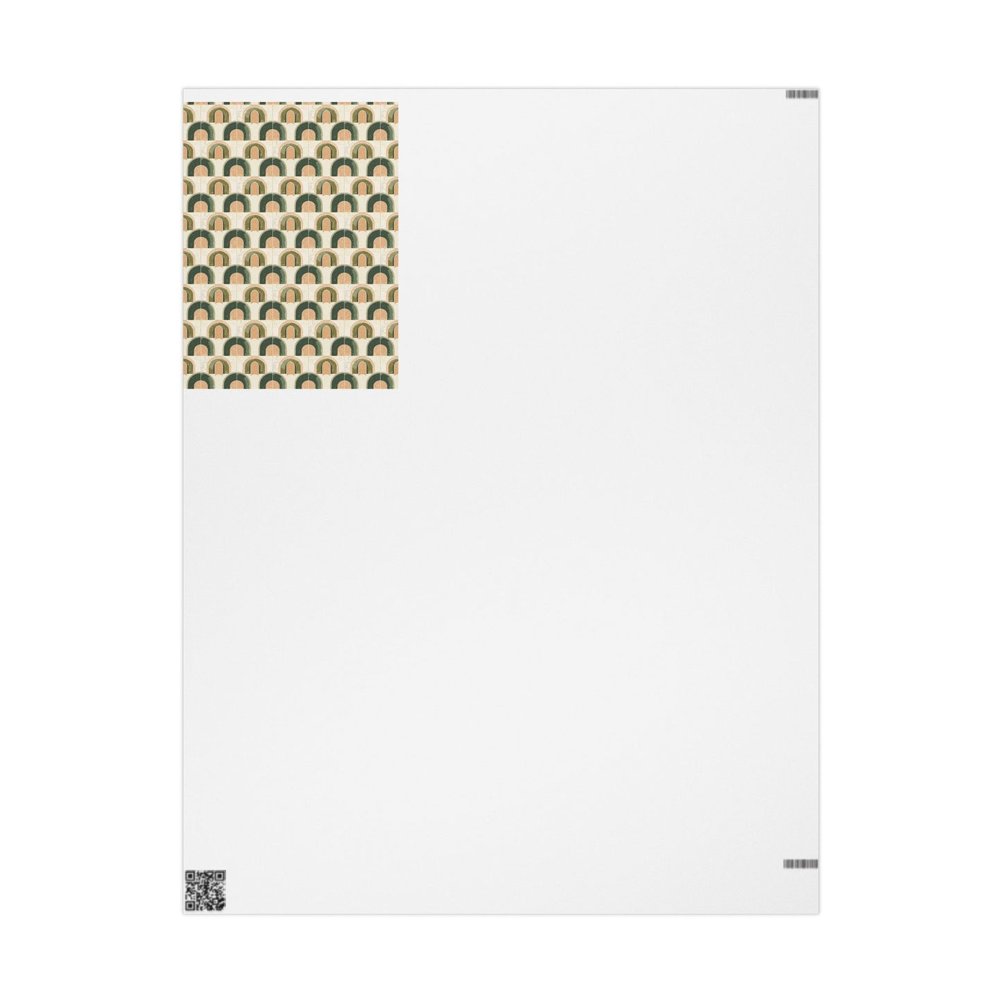 All-Season Geometric Wrapping Paper — Geometric Pattern