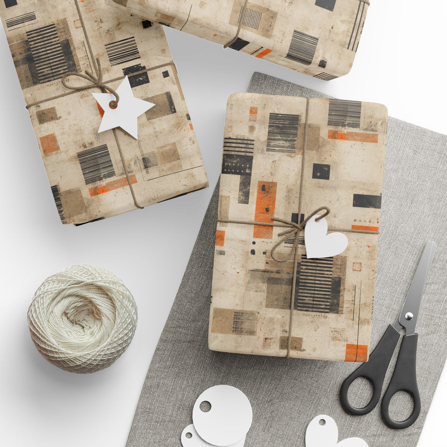 Warehouse & Industrial Pattern Wrapping Paper — Bay No. 001