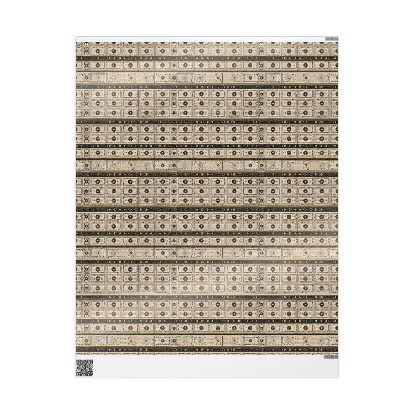 Natural History Specimen Label Wrapping Paper