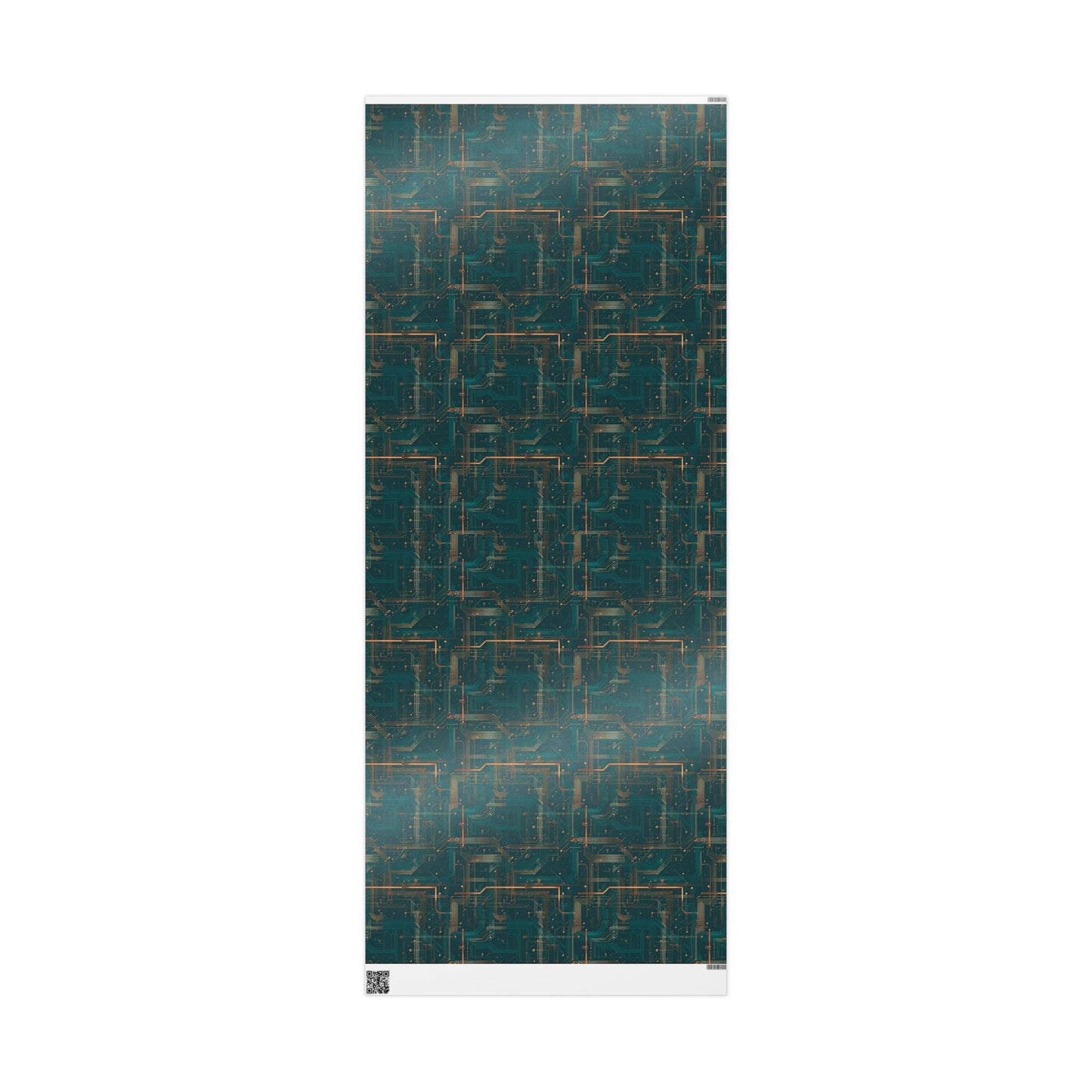 Circuit Board Pattern Wrapping Paper — Trace No. 002