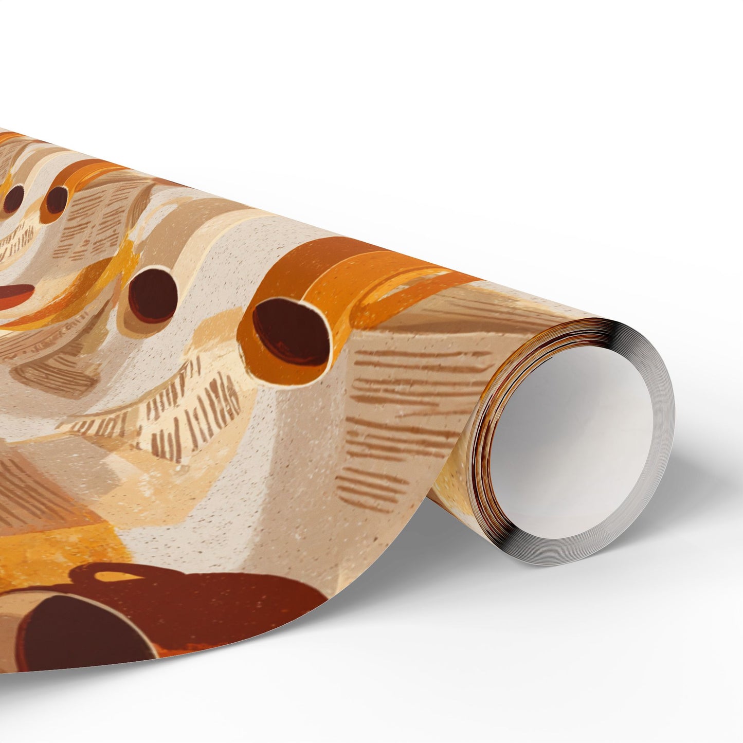 Newspaper Typography Pattern Wrapping Paper — Edition No. 004