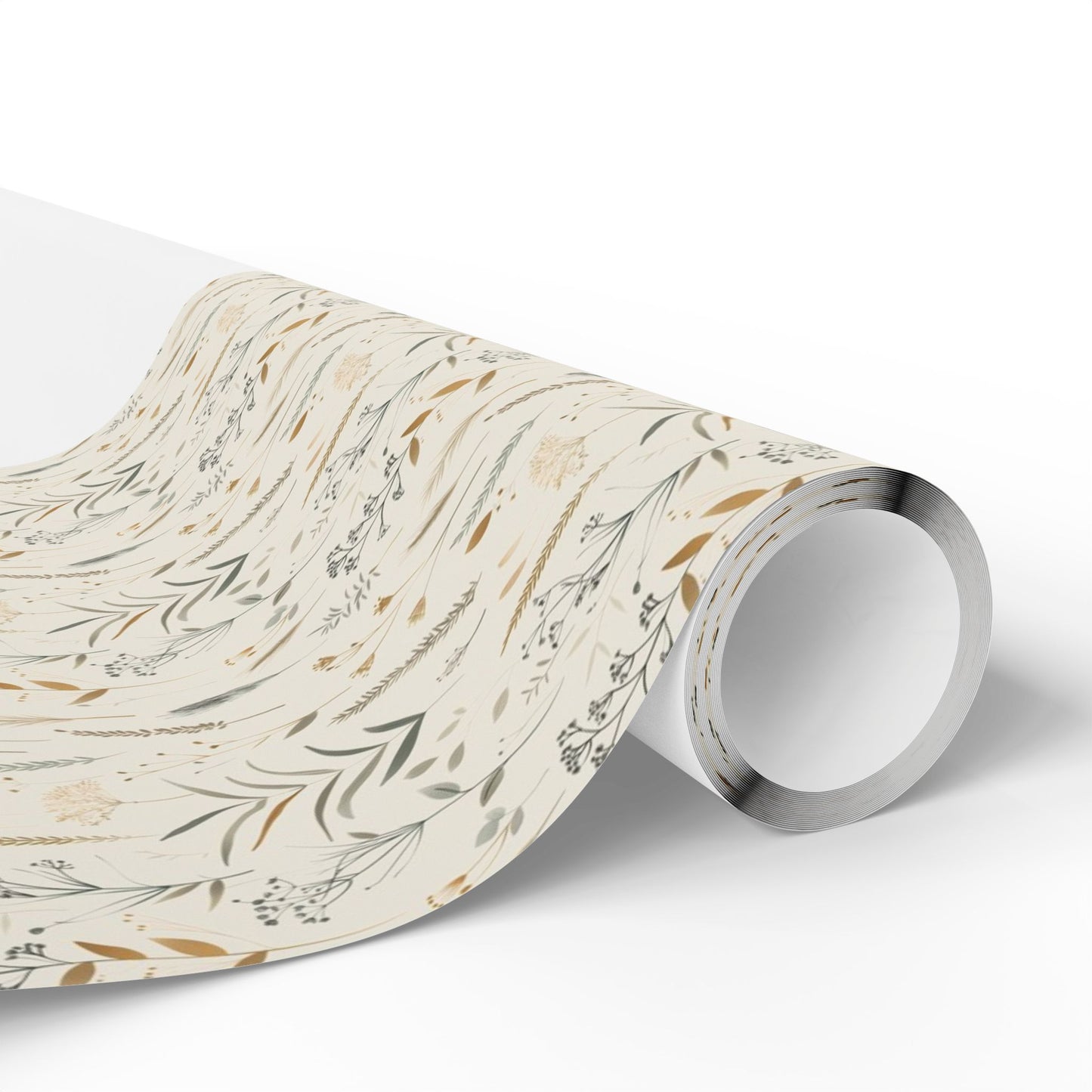 Spring Botanical Gift Wrap | Wild Grasses & Garden Botanicals | Spring Wrapping Paper