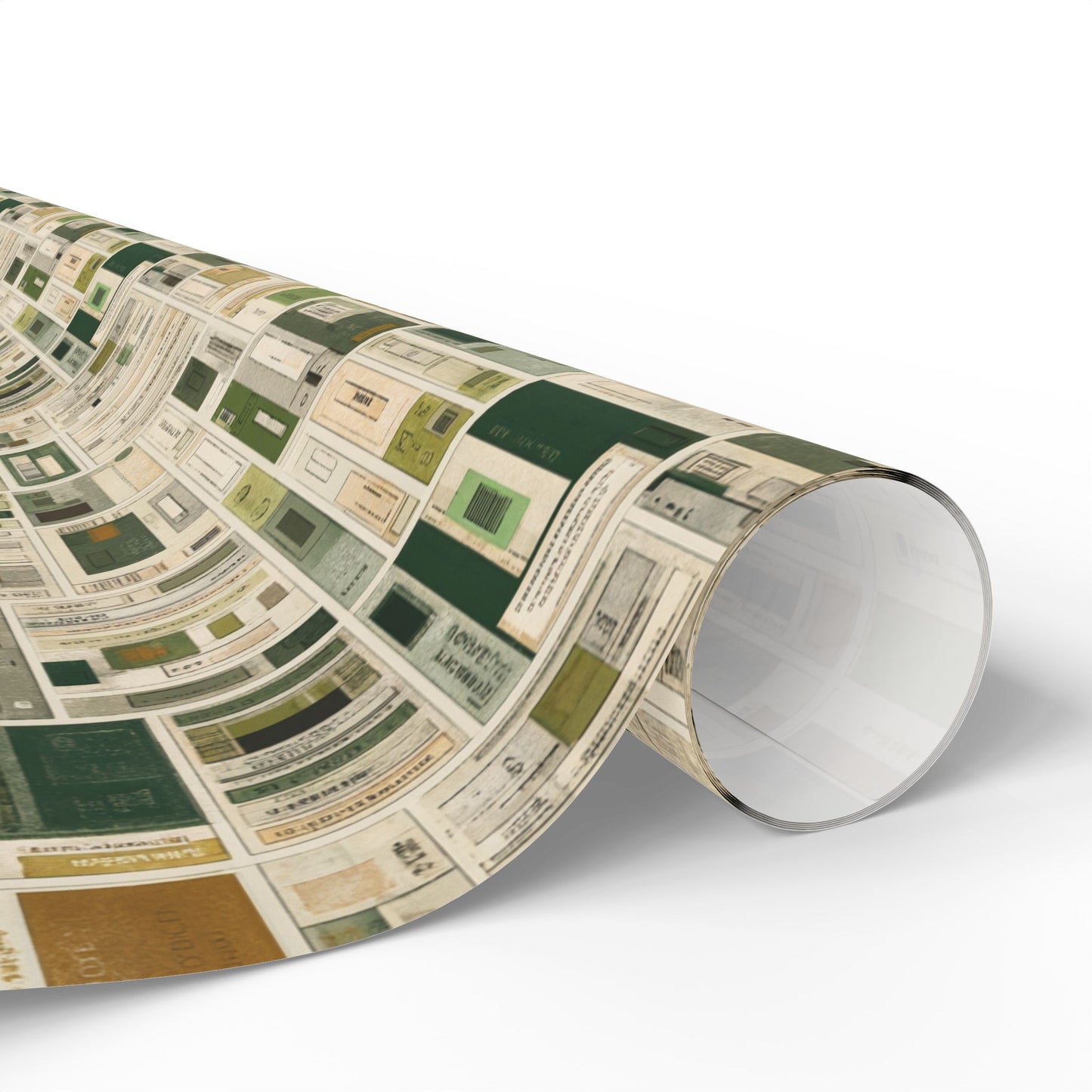 Library & Books Pattern Wrapping Paper — Collection No. 002