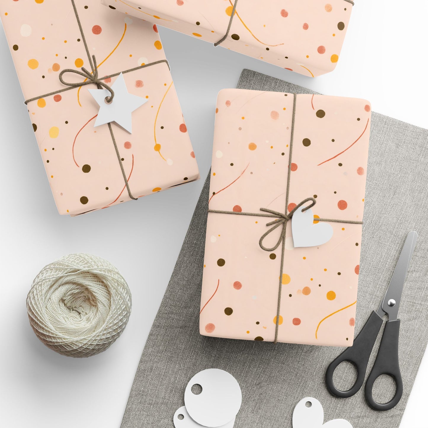 Celebration Confetti Wrapping Paper — Pattern No. 004