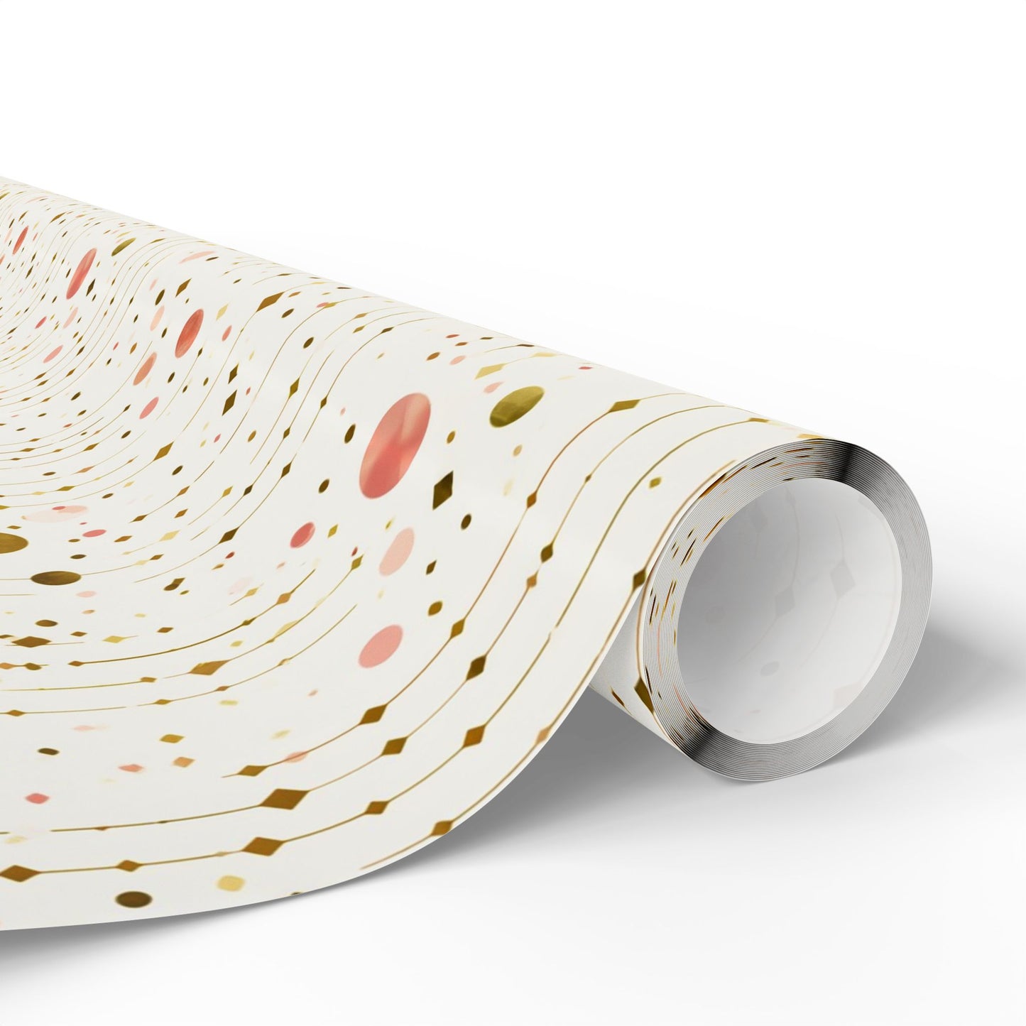Geometric Celebration Grid Wrapping Paper