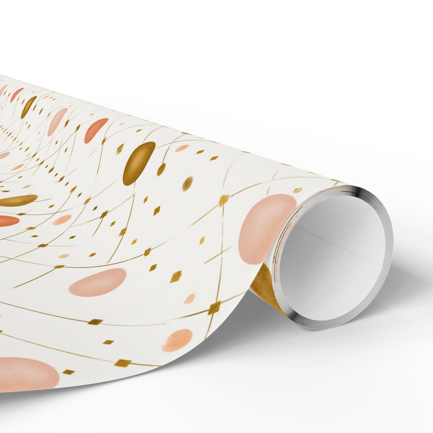 Geometric Celebration Grid Wrapping Paper