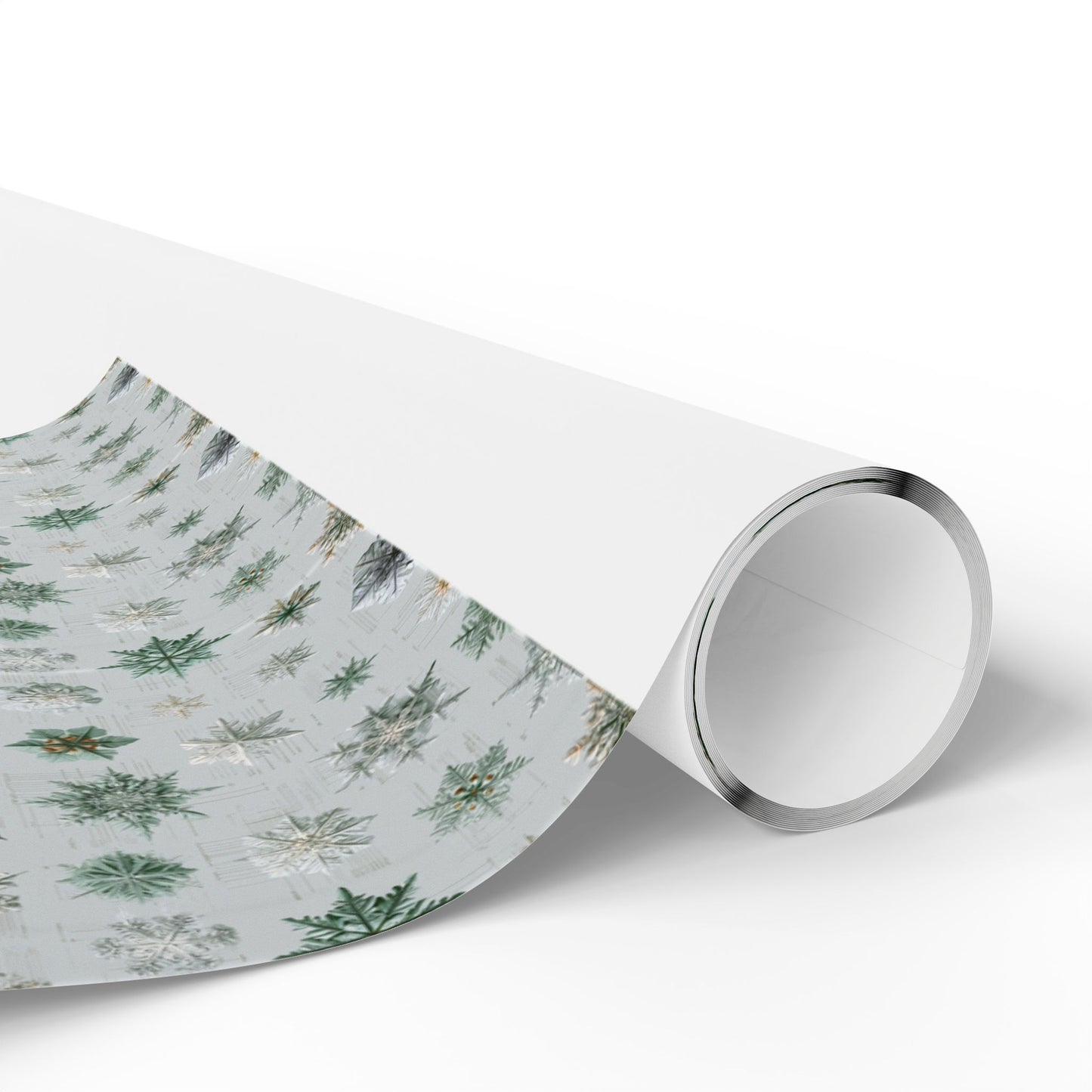Snowflake Taxonomy Wrapping Paper | Scientific Snowflake Pattern | Winter Gift Wrap