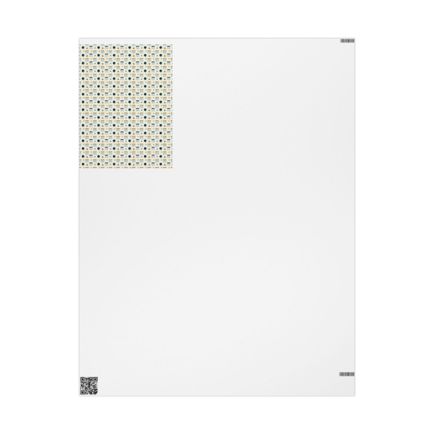 Calendar Page Wrapping Paper | Vintage Analog Calendar Motif | All-Season Gift Wrap