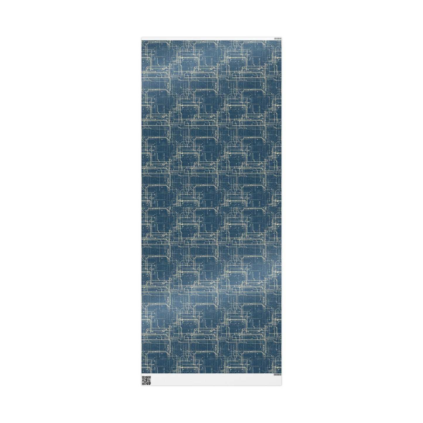 Utility & Infrastructure Map Wrapping Paper — Grid No. 004
