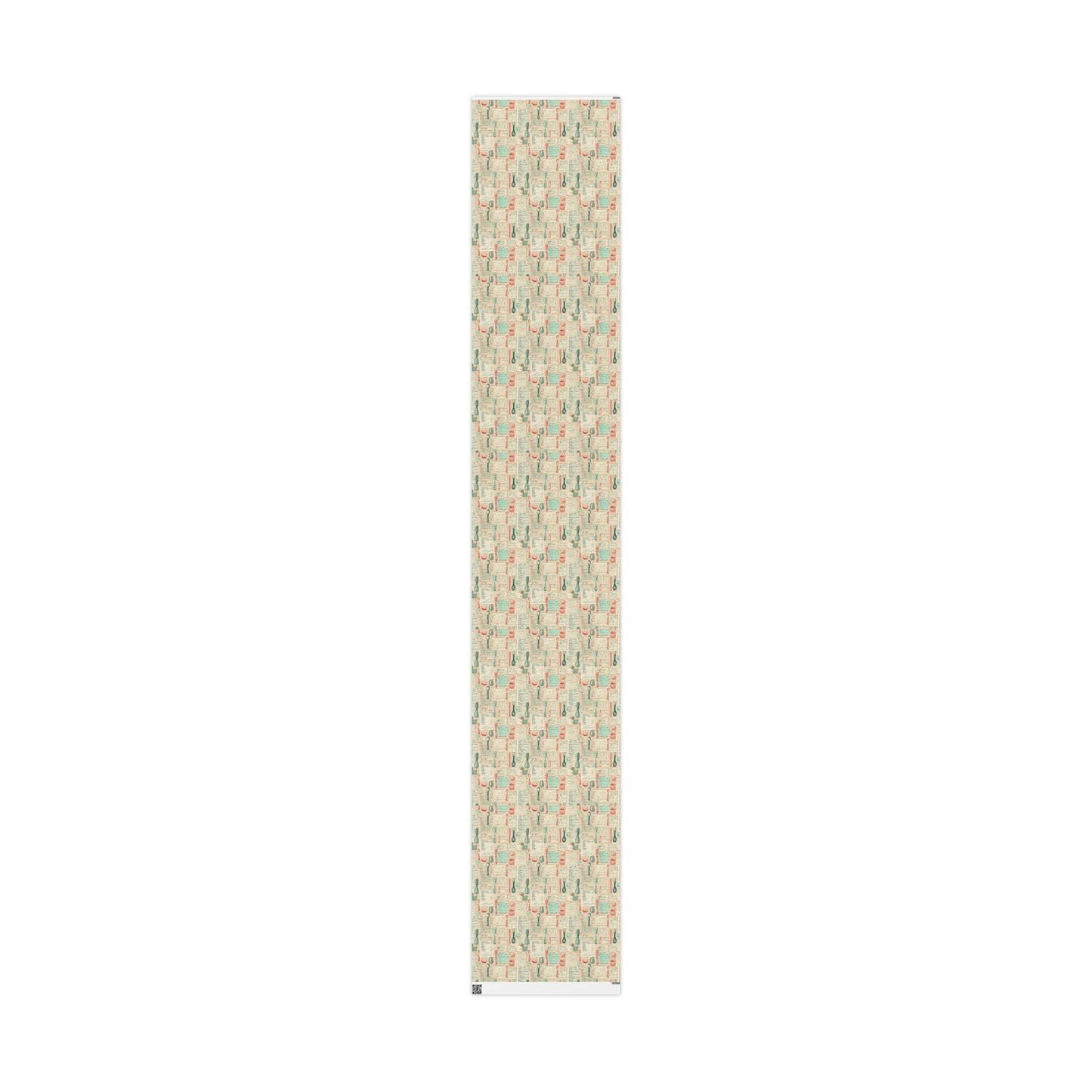 Retro Diner Pattern Wrapping Paper — Menu No. 001