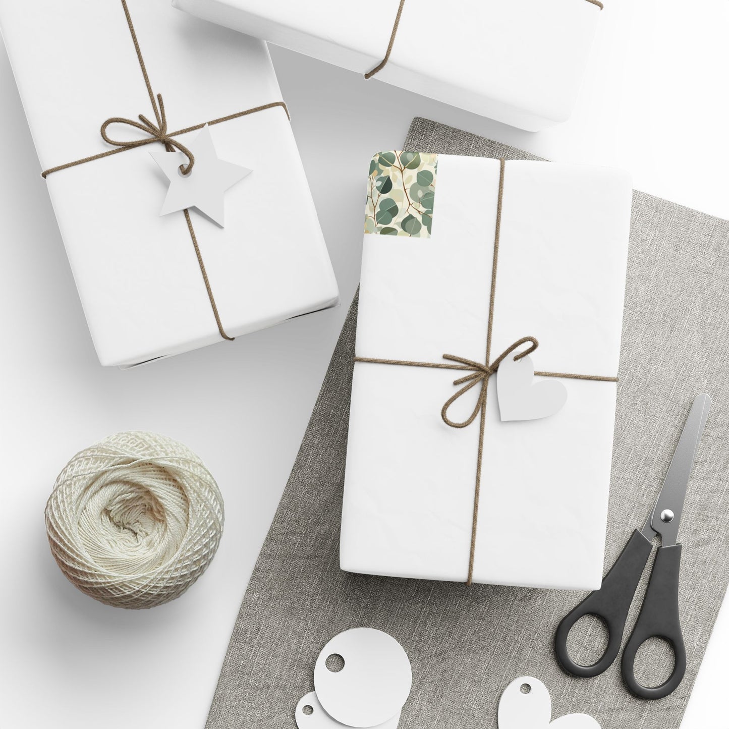 All-Season Botanical Wrapping Paper — Botanical Pattern