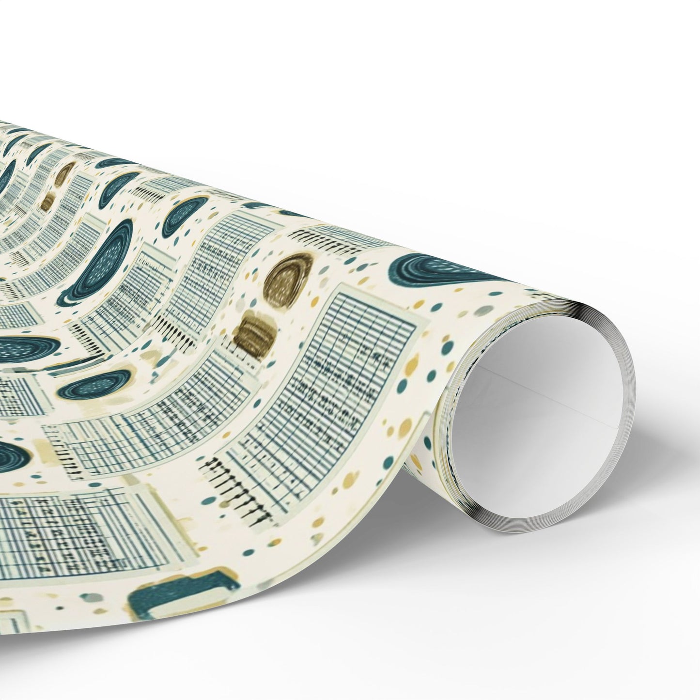 Vintage Analog Calendar Wrapping Paper