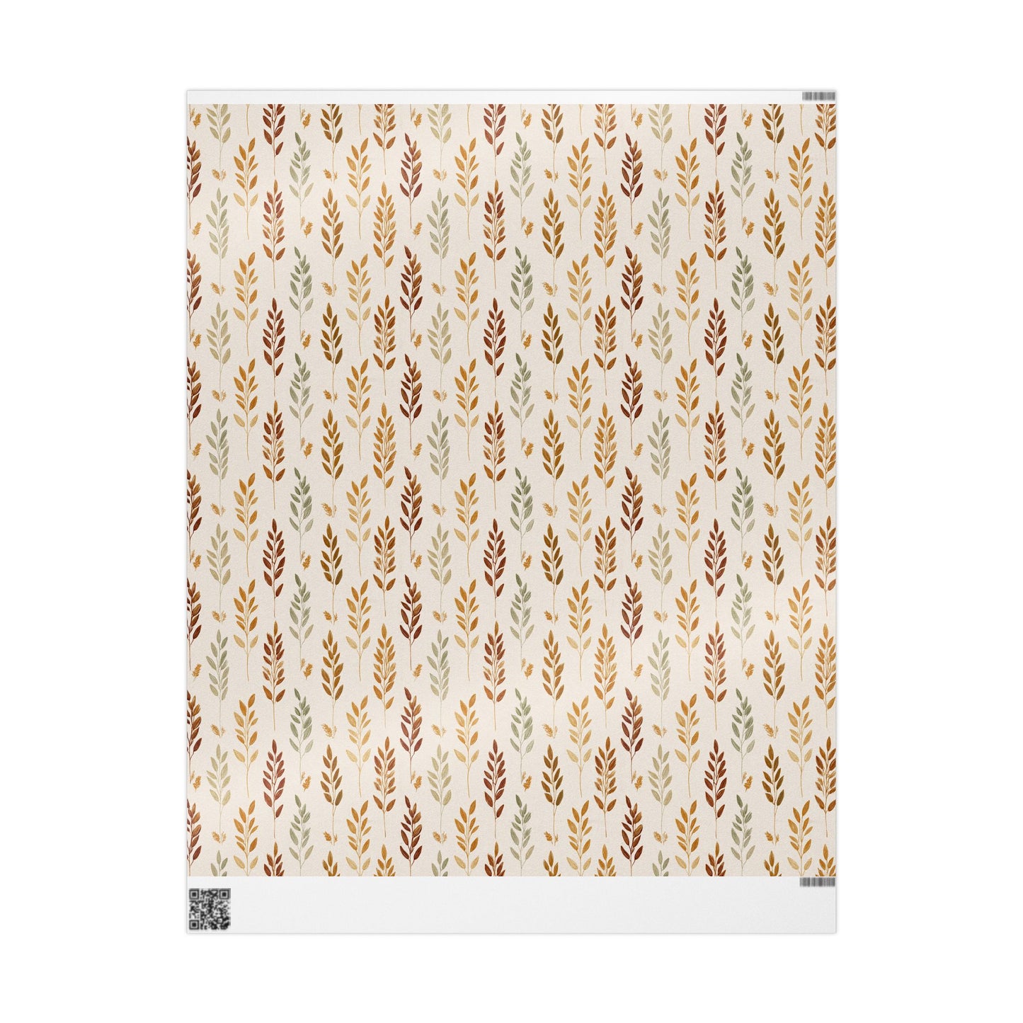 Fall Botanical Wrapping Paper — Autumn Study No. 005