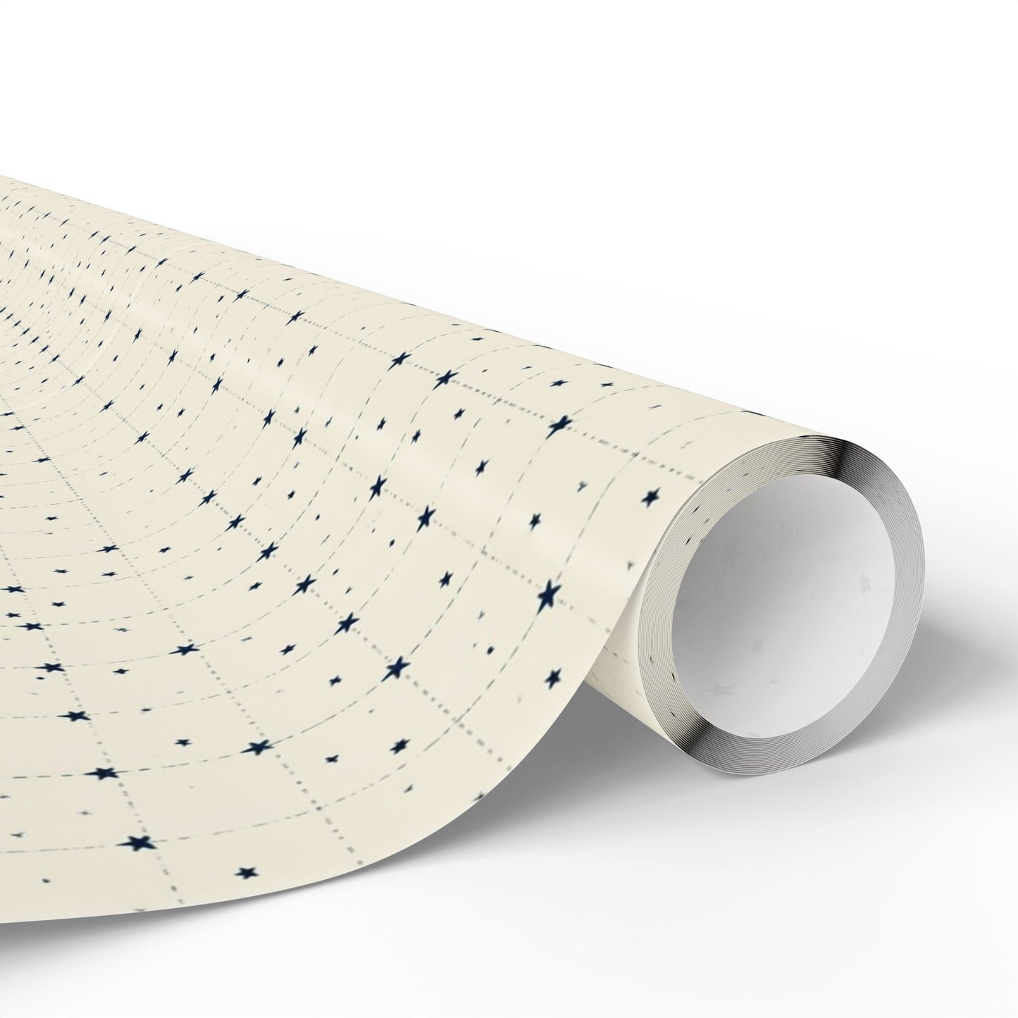 Minimalist Star Grid Wrapping Paper